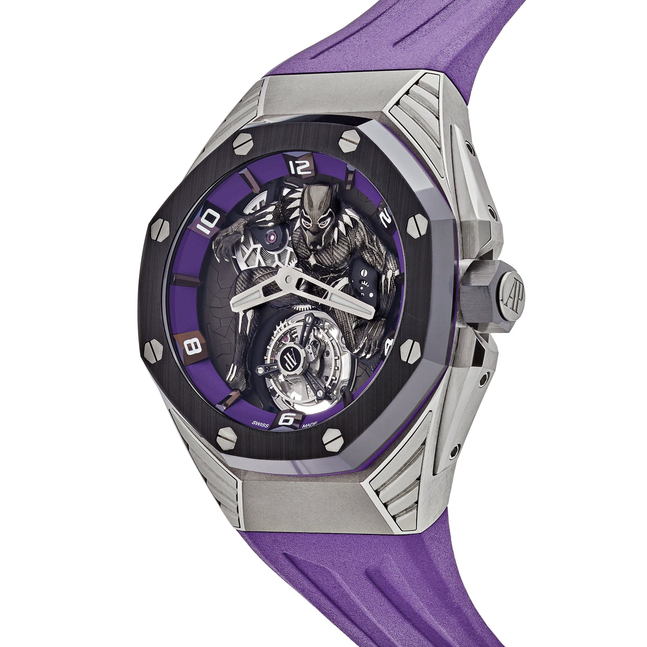 Audemars Piguet Royal Oak Concept 26620IO.OO.D077CA.01 'Black Panther' Flying Tourbillon Limited Edition view 3