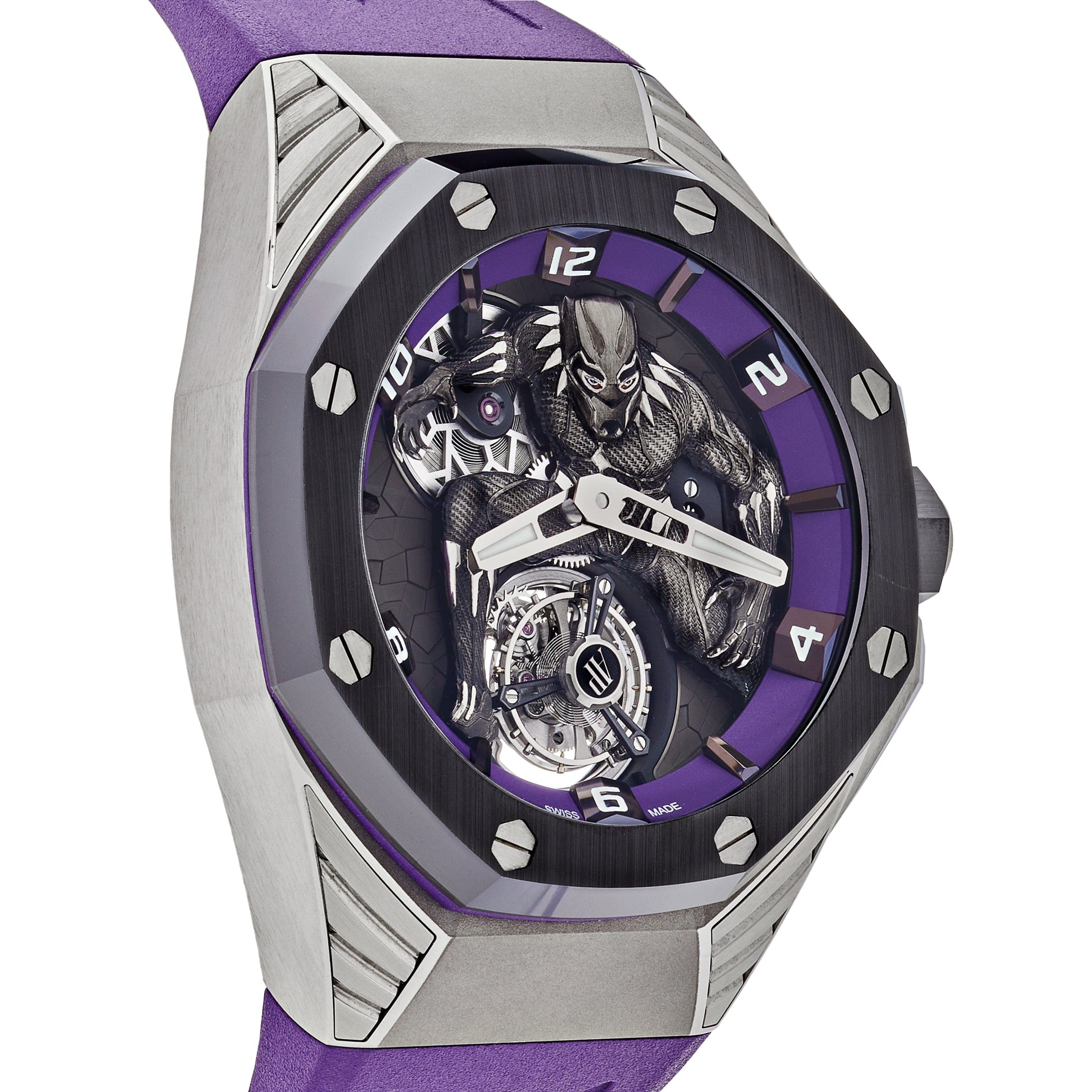 Audemars Piguet Royal Oak Concept 26620IO.OO.D077CA.01 'Black Panther' Flying Tourbillon Limited Edition view 4