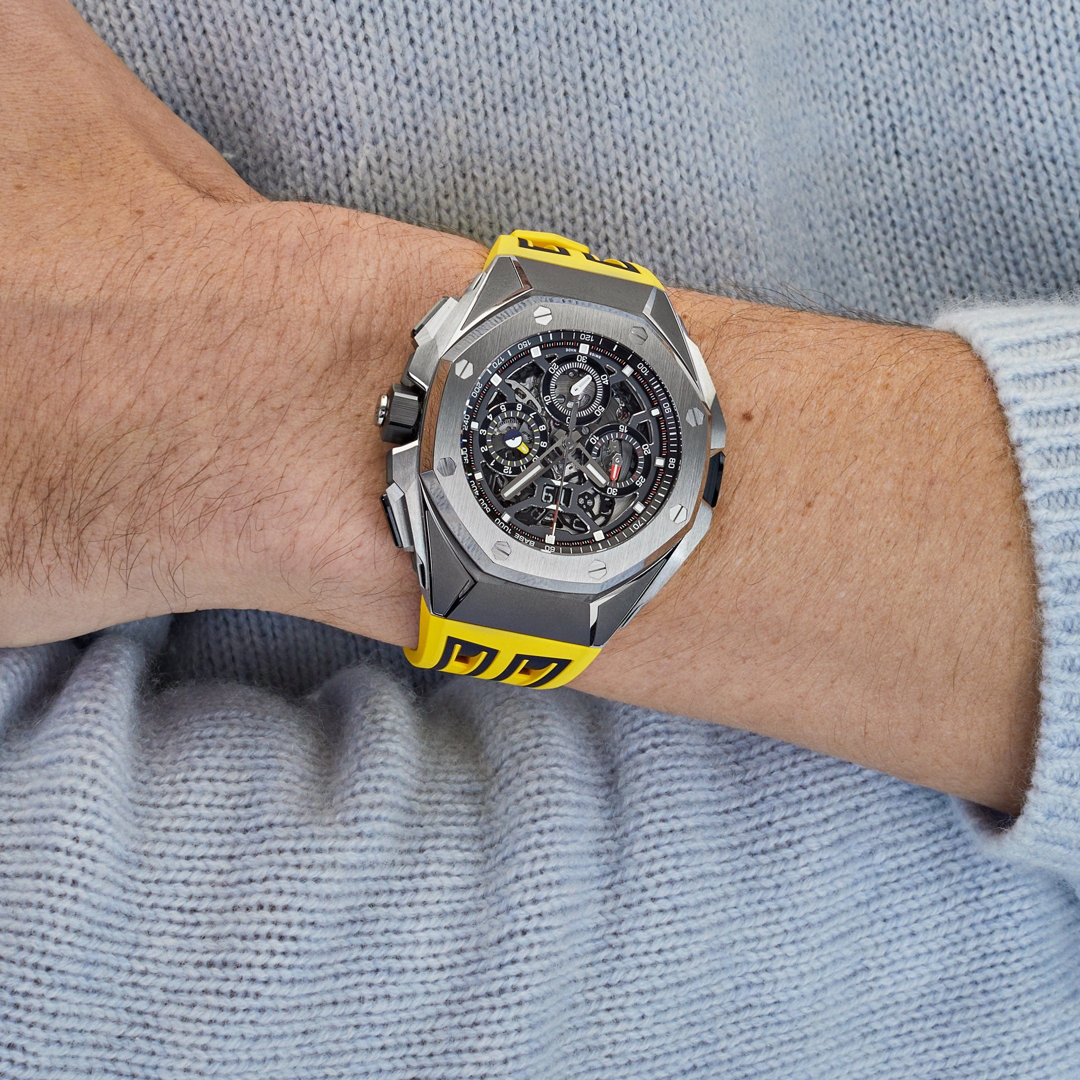 Audemars Piguet Royal Oak Concept 26650TI.OO.D013CA.01 Split Second Chronograph GMT Titanium (2023) view 2