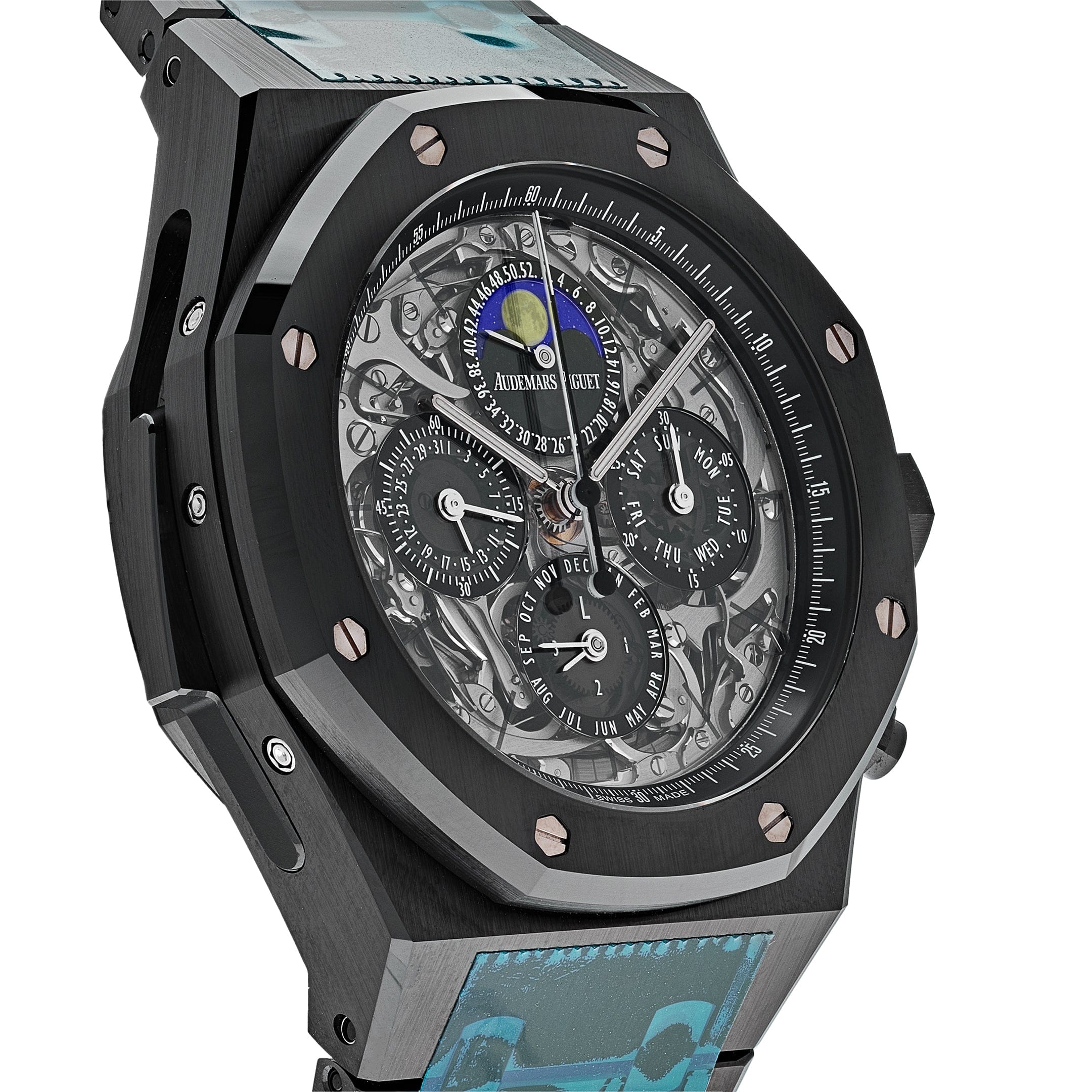 Audemars Piguet Royal Oak 26605CE.00.1248CE.98 Grand Complications Perpetual Calendar Black Ceramic view 3