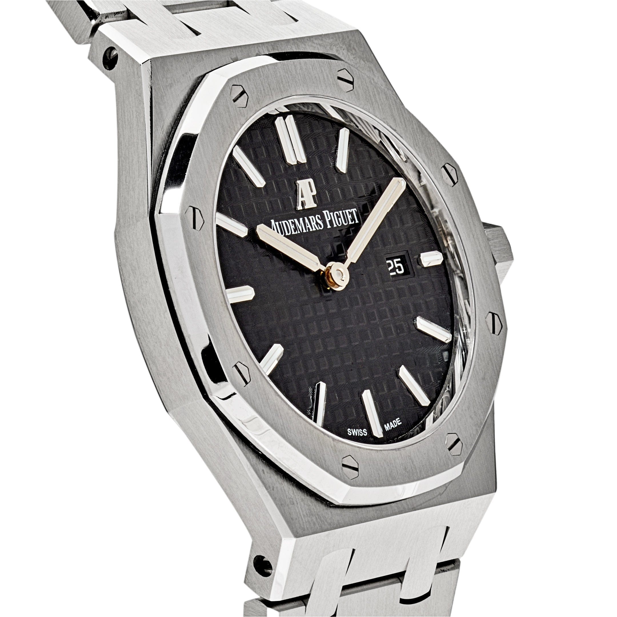 Audemars Piguet Royal Oak 67650ST.OO.1261ST.01 Lady Quartz Steel Black Dial view 3