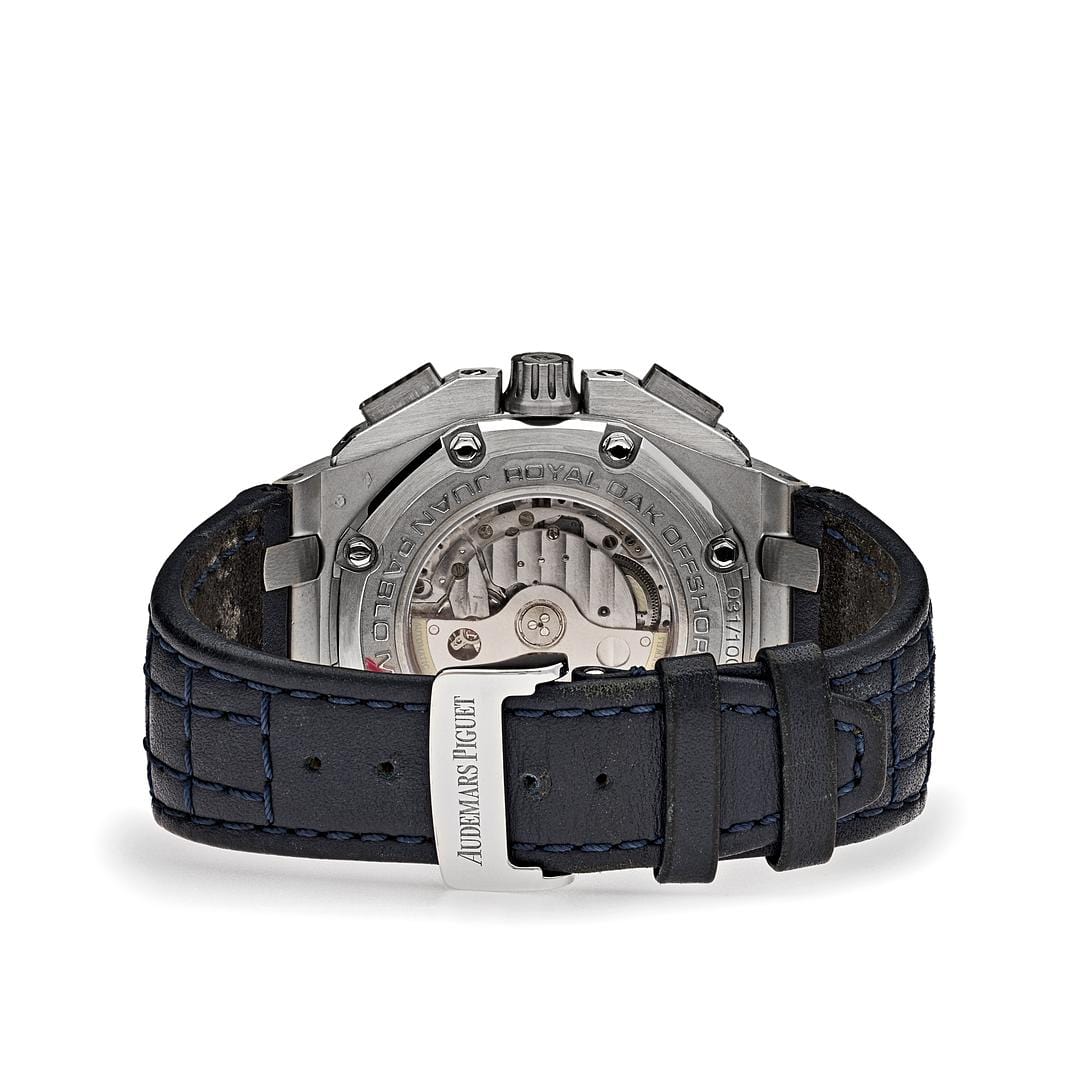 Audemars Piguet Royal Oak Offshore 26030PO.00.D021IN.01 'Juan Pablo Montoya' Blue Dial (2005) view 4
