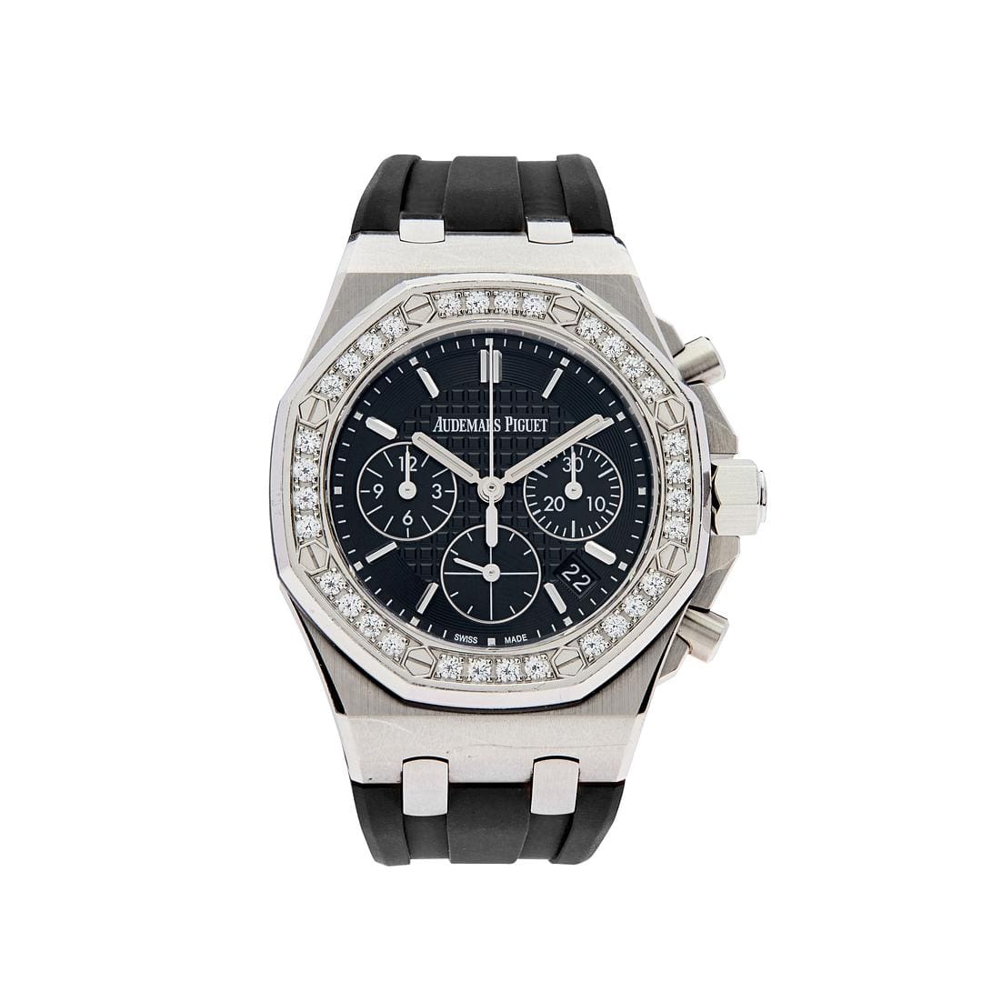 Audemars Piguet Royal Oak Offshore 26231ST.ZZ.D002CA.01 'Lady' Stainless Steel Black Dial Diamond Bezel (2018)