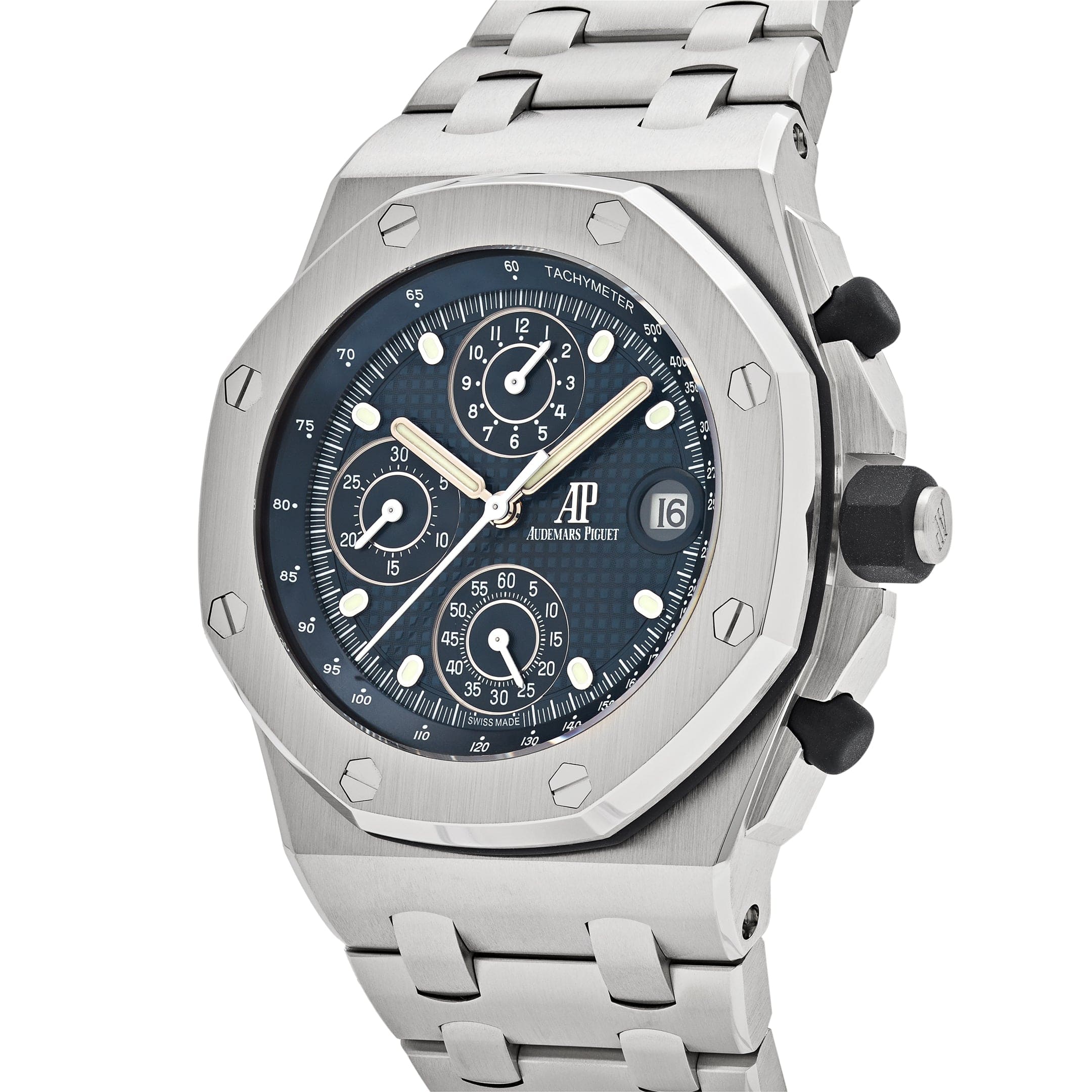 Audemars Piguet Royal Oak Offshore 26238ST.OO.2000ST.01 Chronograph Stainless Steel Blue Dial view 3