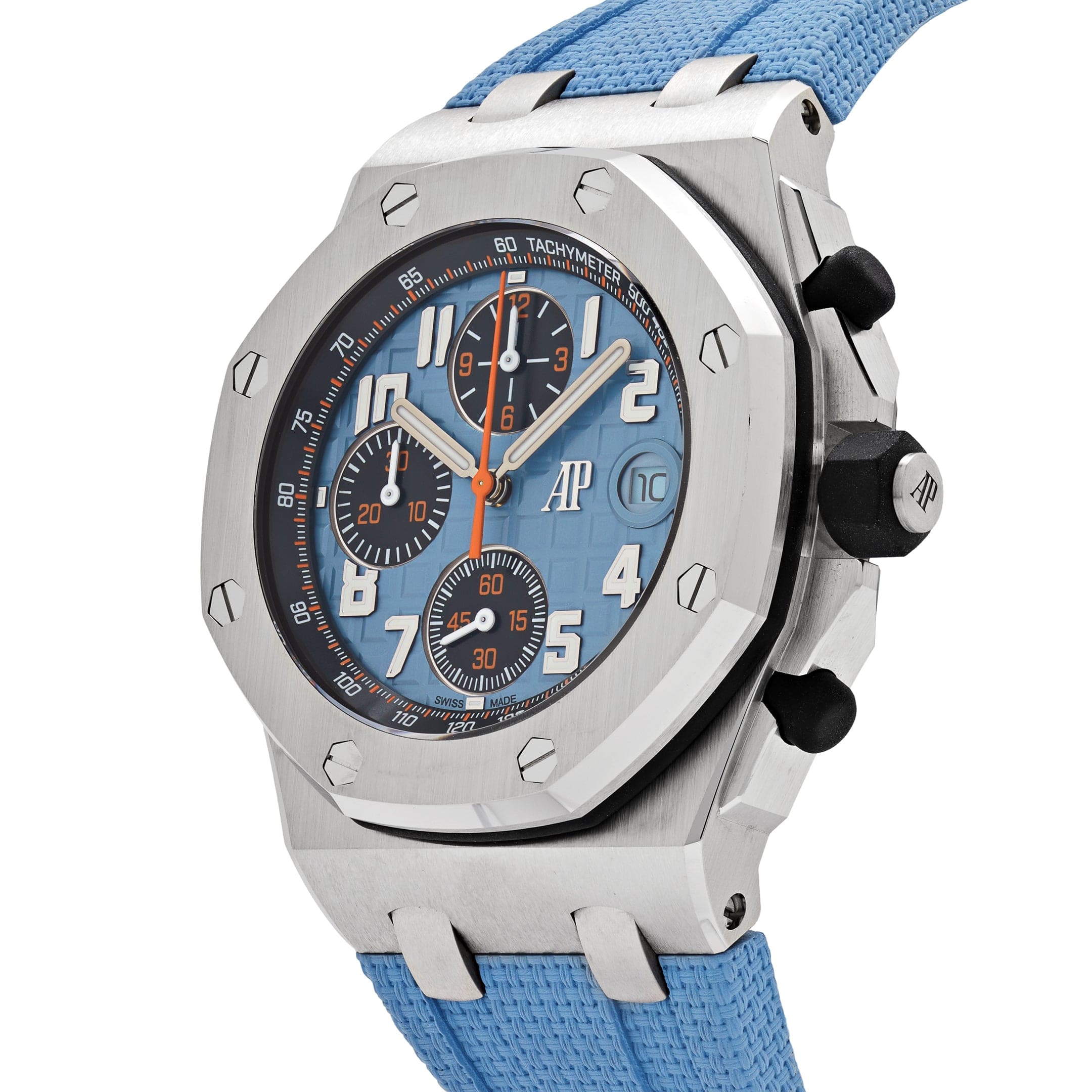 Audemars Piguet Royal Oak Offshore 26238ST.OO.A340CA.01 Chronograph Stainless Steel Blue Dial view 3