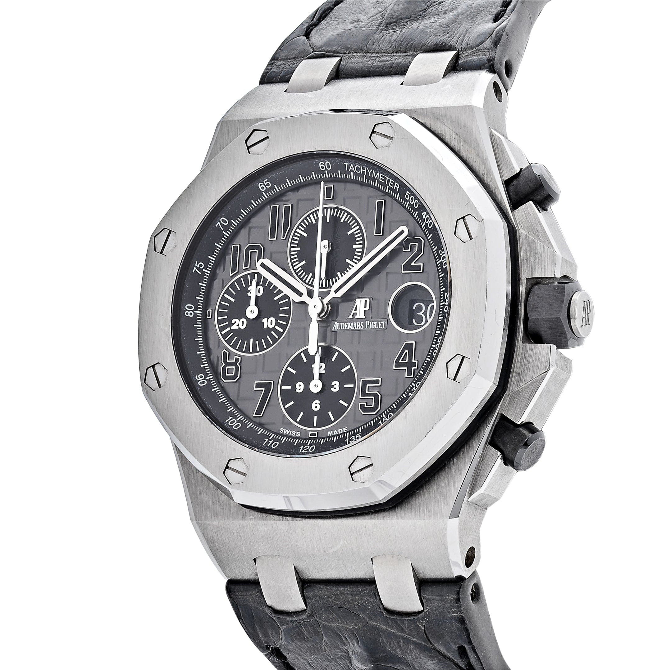 Audemars Piguet Royal Oak Offshore 26470ST.OO.A104CR.01 Stainless Steel Slate Grey Dial view 3