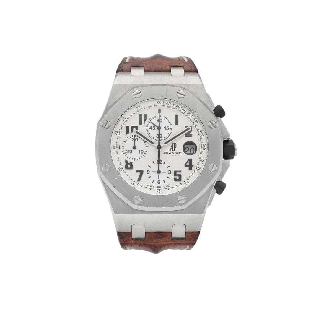 Audemars Piguet Royal Oak Offshore 26020ST.OO.D091CR.01.A Chronograph 'Safari' Stainless Steel White Dial