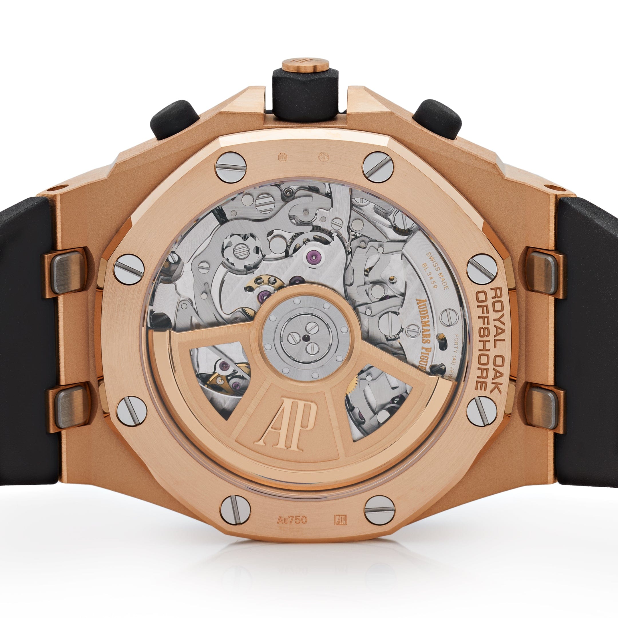 Audemars Piguet Royal Oak Offshore 26238OK.OO.A002CA.01 Chronograph Rose Gold Black Dial view 6