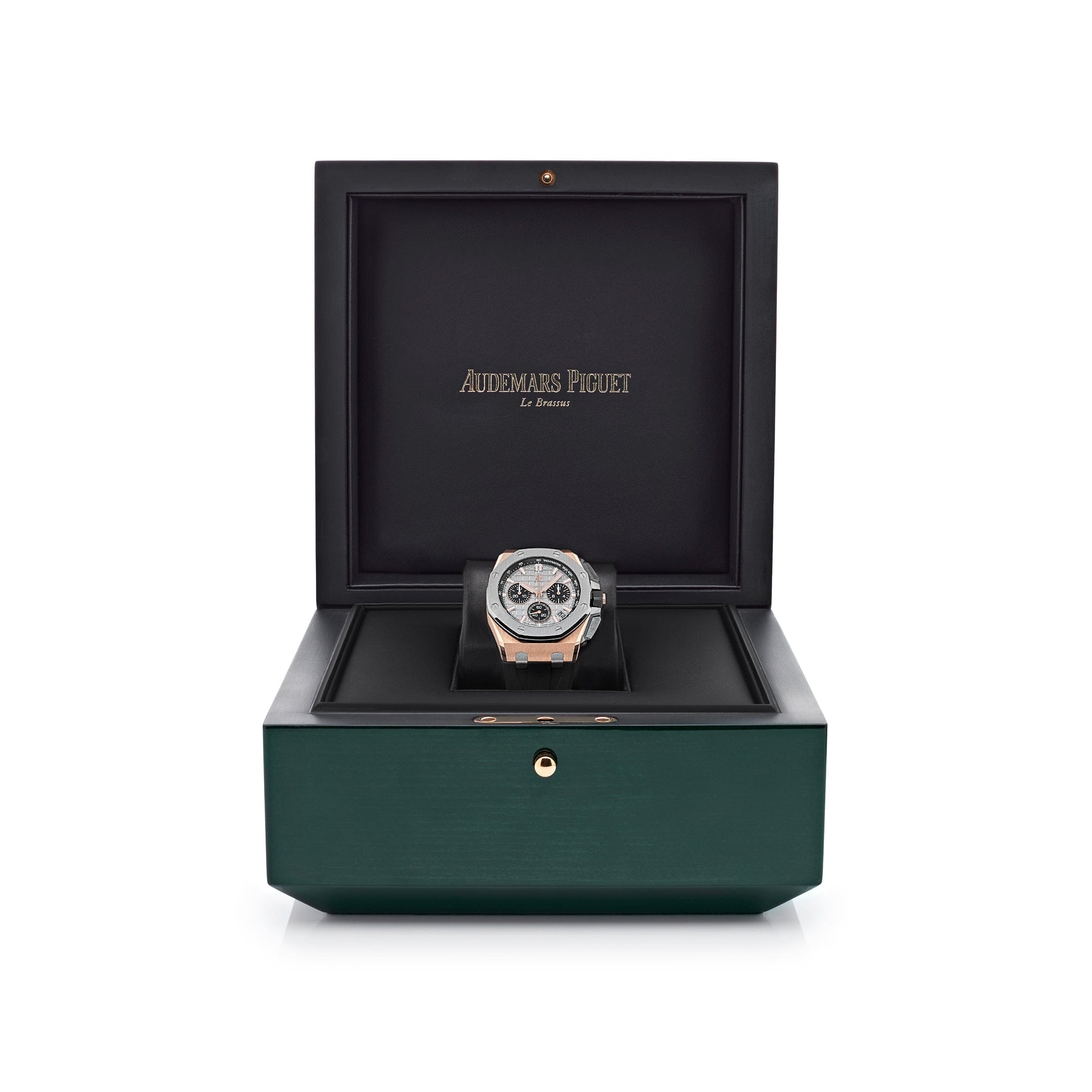 Audemars Piguet Royal Oak Offshore 26420OI.OO.A015VE.01 Chronograph Rose Gold Grey Dial view 7