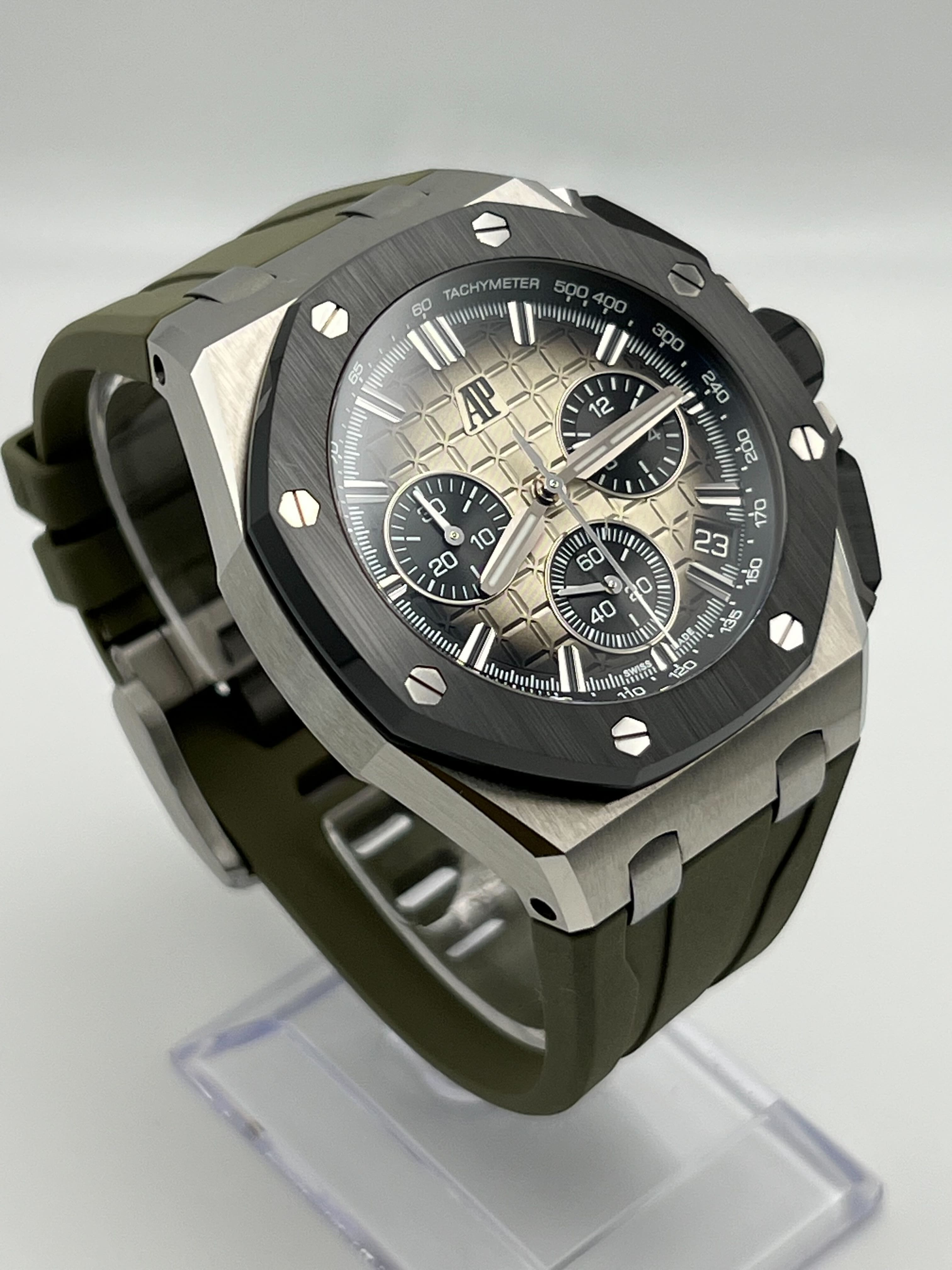 Audemars Piguet Royal Oak Offshore 26420SO.OO.A600CA.01 Chronograph Stainless Steel Brown Dial view 3