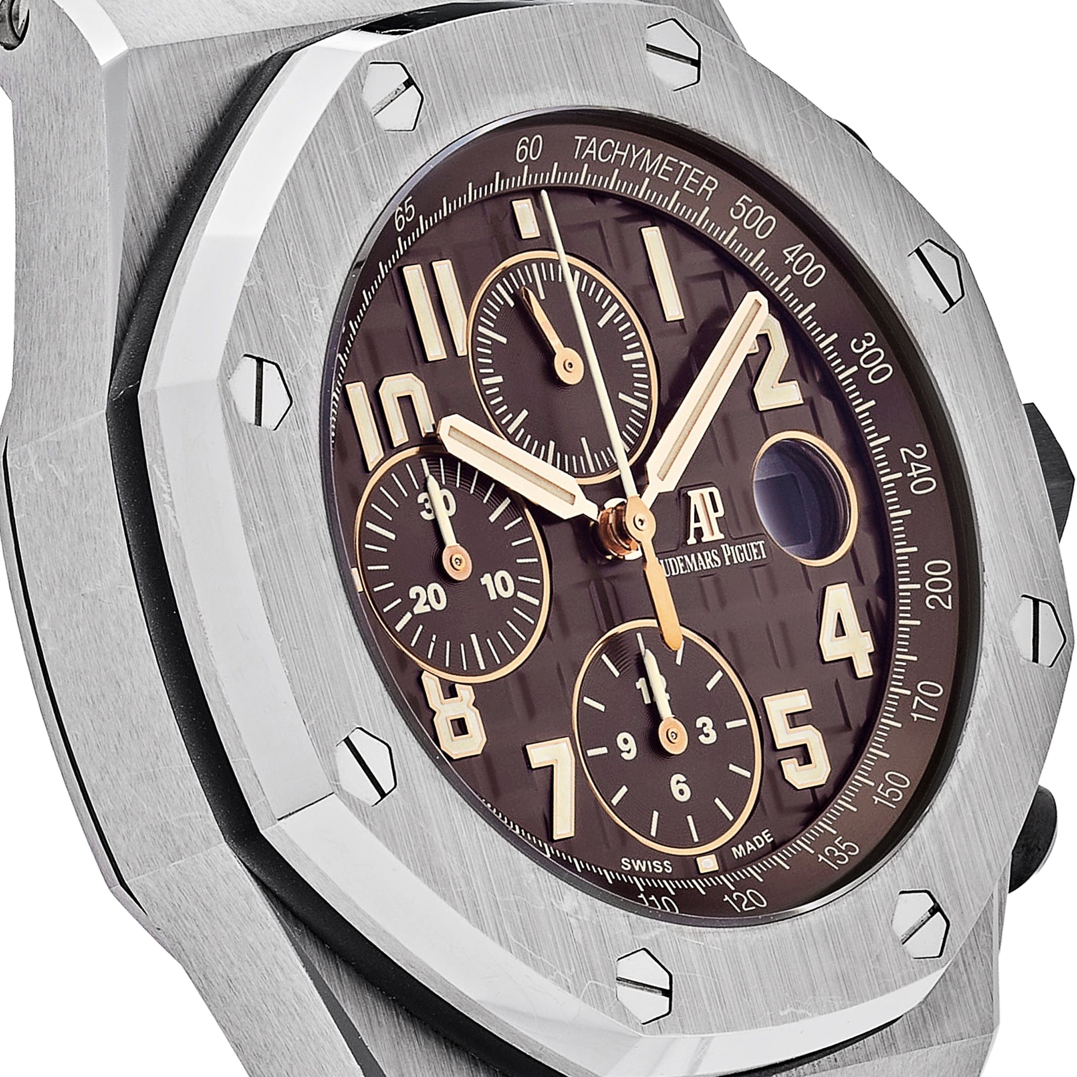 Audemars Piguet Royal Oak Offshore 26470ST.OO.A820CR.01 Chronograph Stainless Steel Brown Dial view 5