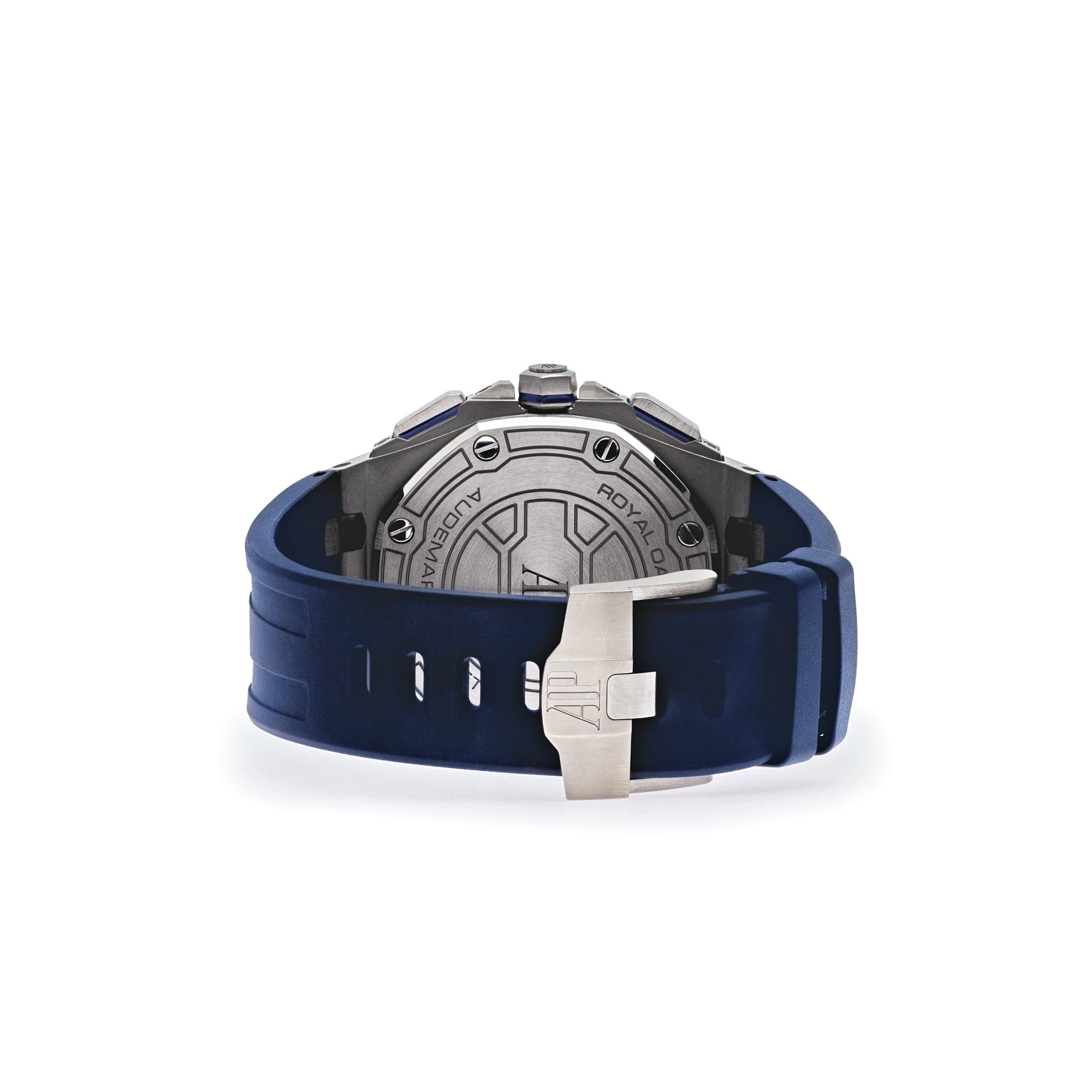 Audemars Piguet Royal Oak Offshore 26480TI.OO.A027CA.01 Chronograph Titanium Blue Dial view 4
