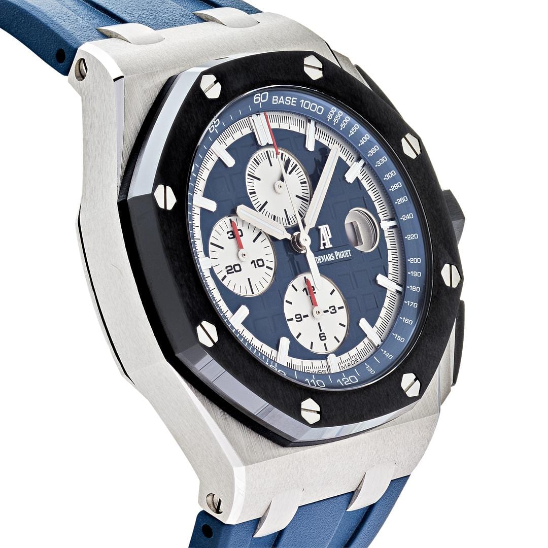 Audemars Piguet Royal Oak Offshore 26401PO.OO.A018CR.01 Chronograph Platinum Blue Dial view 3