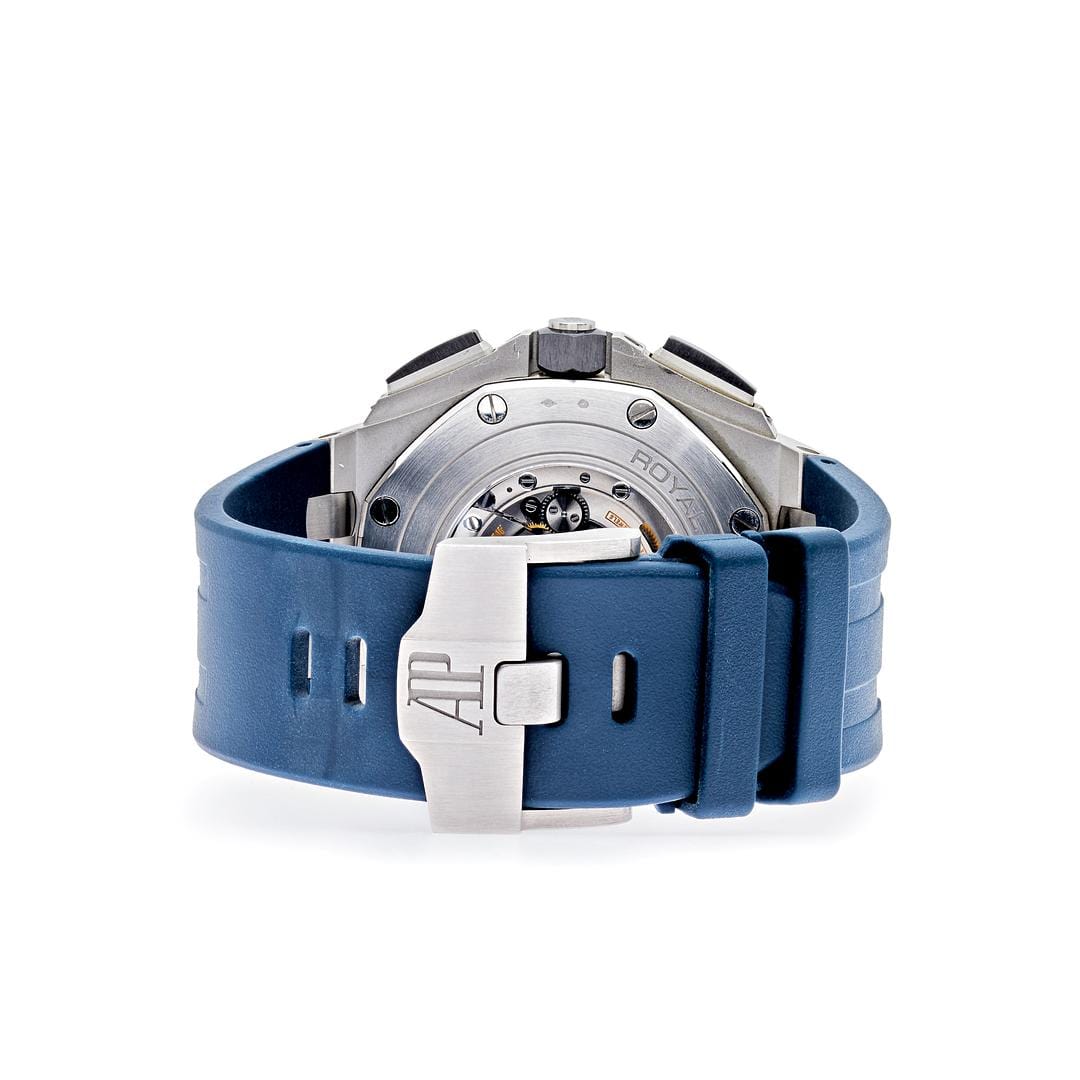 Audemars Piguet Royal Oak Offshore 26401PO.OO.A018CR.01 Chronograph Platinum Blue Dial view 4