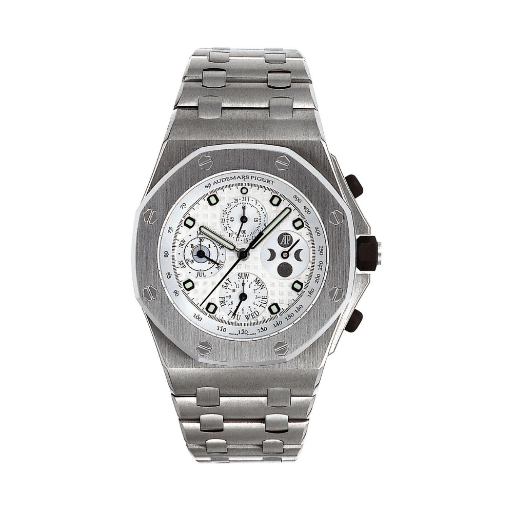Audemars Piguet Royal Oak Offshore 25854TI.OO.1150TI.01 Perpetual Calendar White Dial