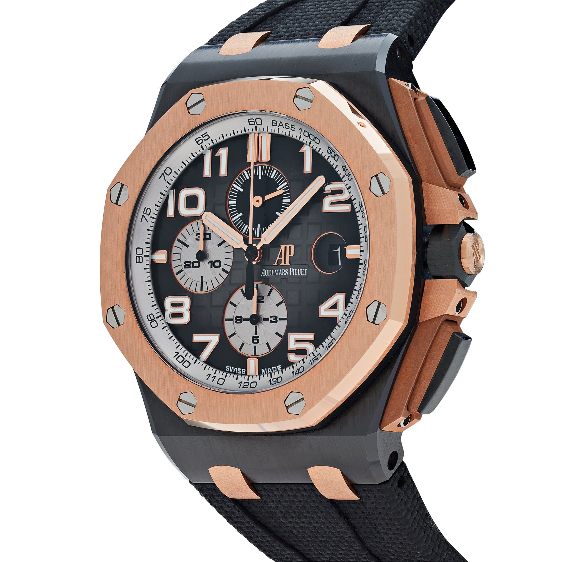 Audemars Piguet Royal Oak Offshore 26405NR.OO.A002CA.01 Selfwinding Chronograph Smoked Grey Dial view 2