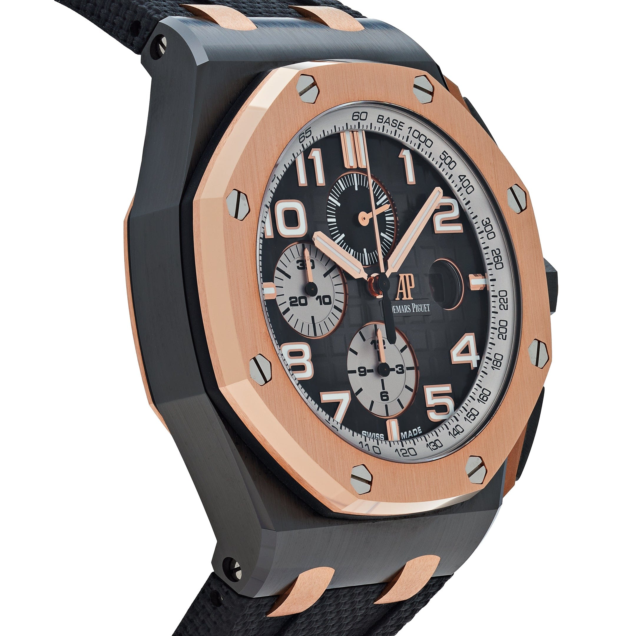 Audemars Piguet Royal Oak Offshore 26405NR.OO.A002CA.01 Selfwinding Chronograph Smoked Grey Dial view 3