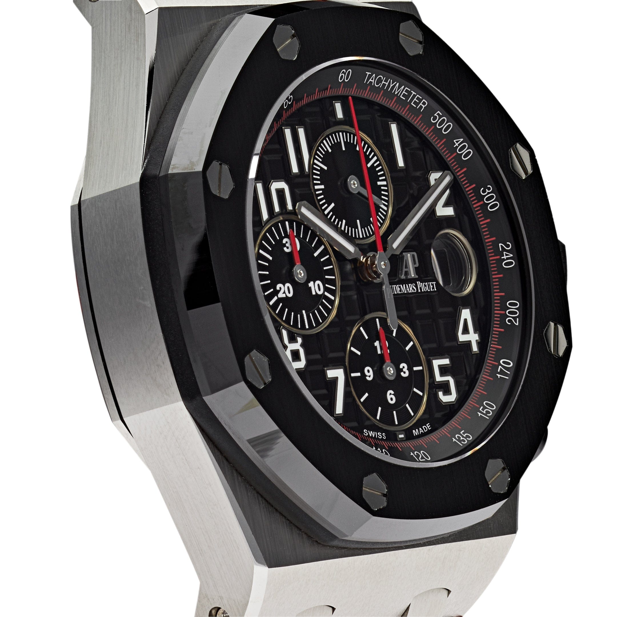 Audemars Piguet Royal Oak Offshore 26470SO.OO.A002CA.01 Selfwinding Chronograph Black Dial view 3
