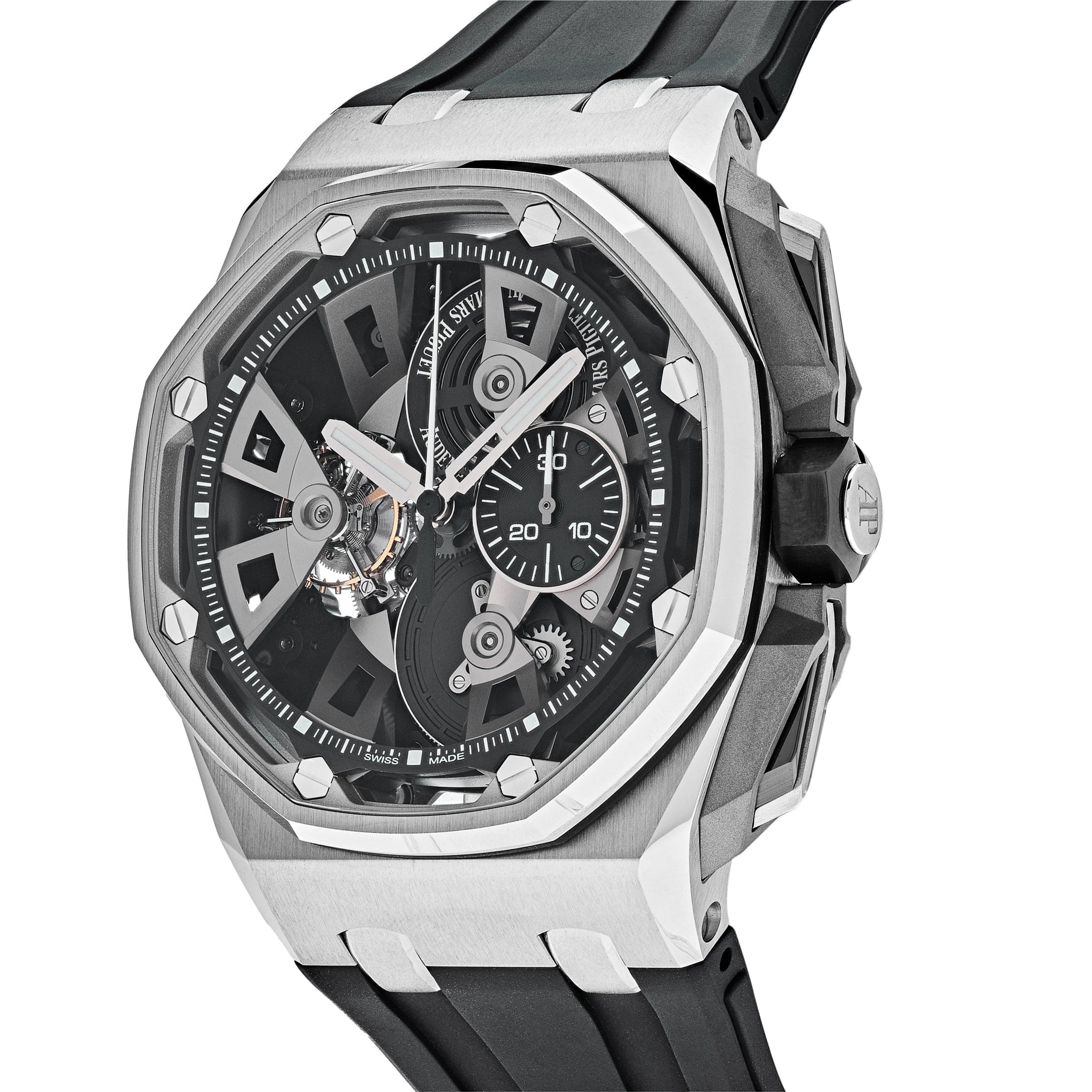 Audemars Piguet Royal Oak Offshore 26421ST.OO.A002CA.01 Tourbillon Chronograph Limited Edition view 2