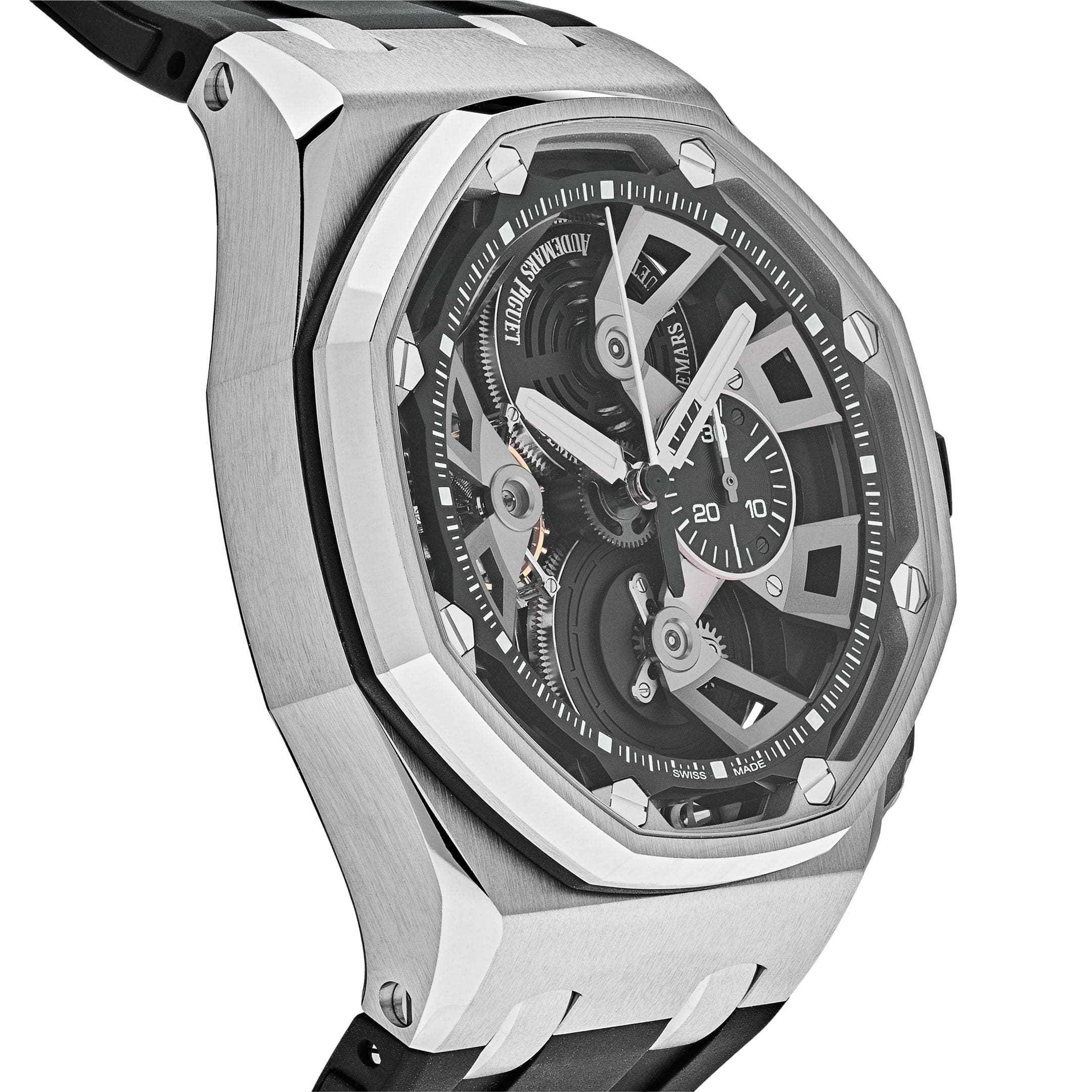 Audemars Piguet Royal Oak Offshore 26421ST.OO.A002CA.01 Tourbillon Chronograph Limited Edition view 3