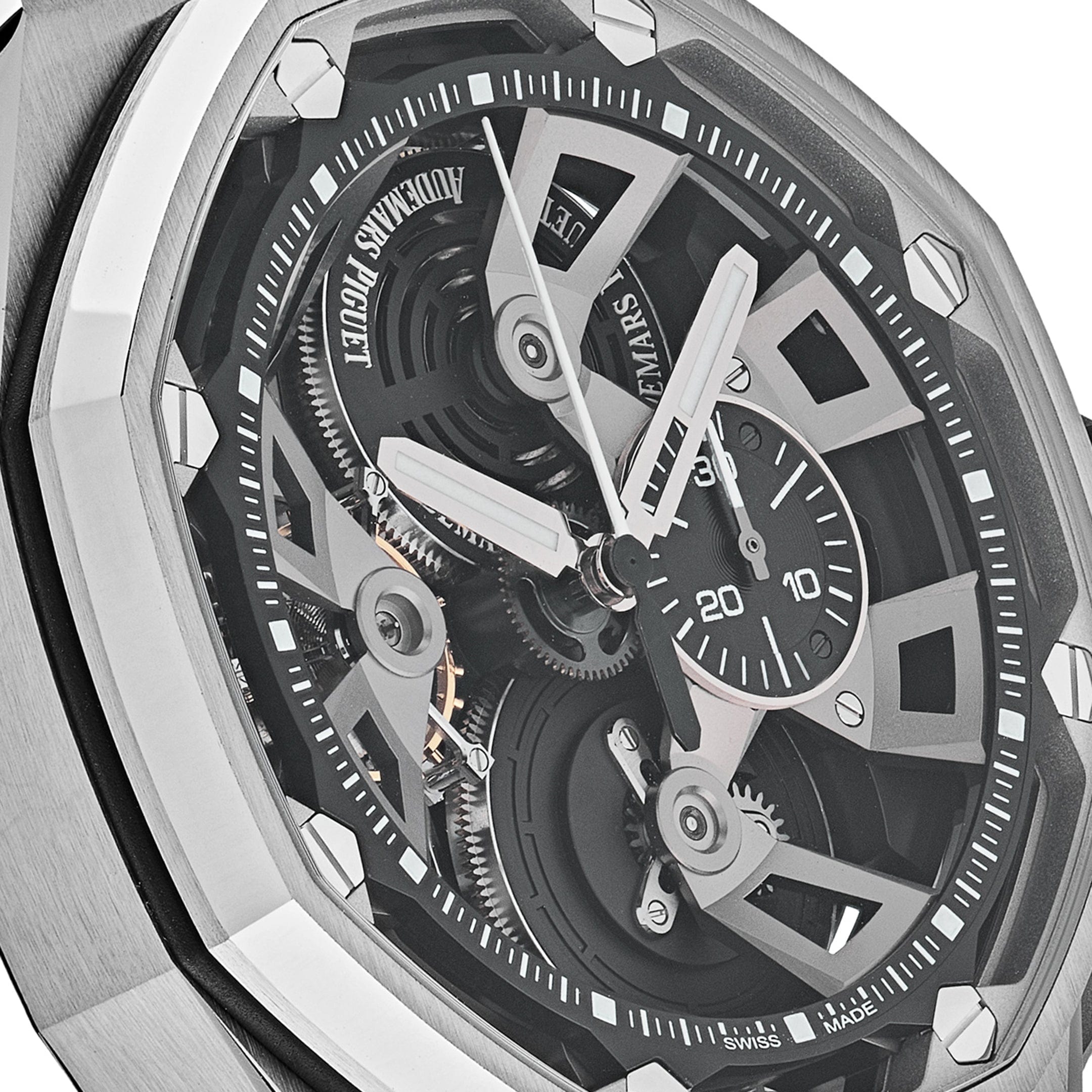 Audemars Piguet Royal Oak Offshore 26421ST.OO.A002CA.01 Tourbillon Chronograph Limited Edition view 4