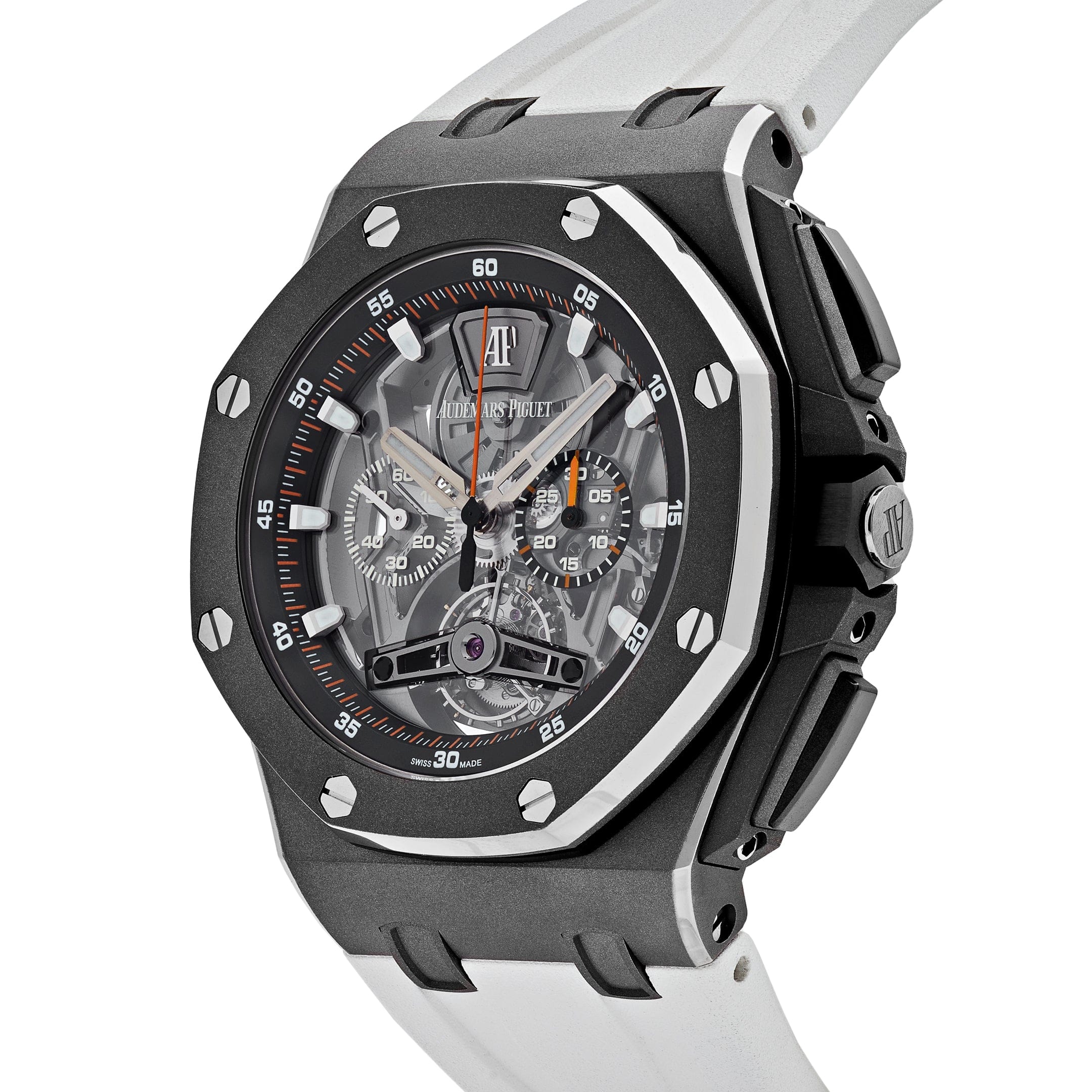 Audemars Piguet Royal Oak Offshore 26407TI.GG.A002CA.01 Tourbillon Chronograph Titanium view 3