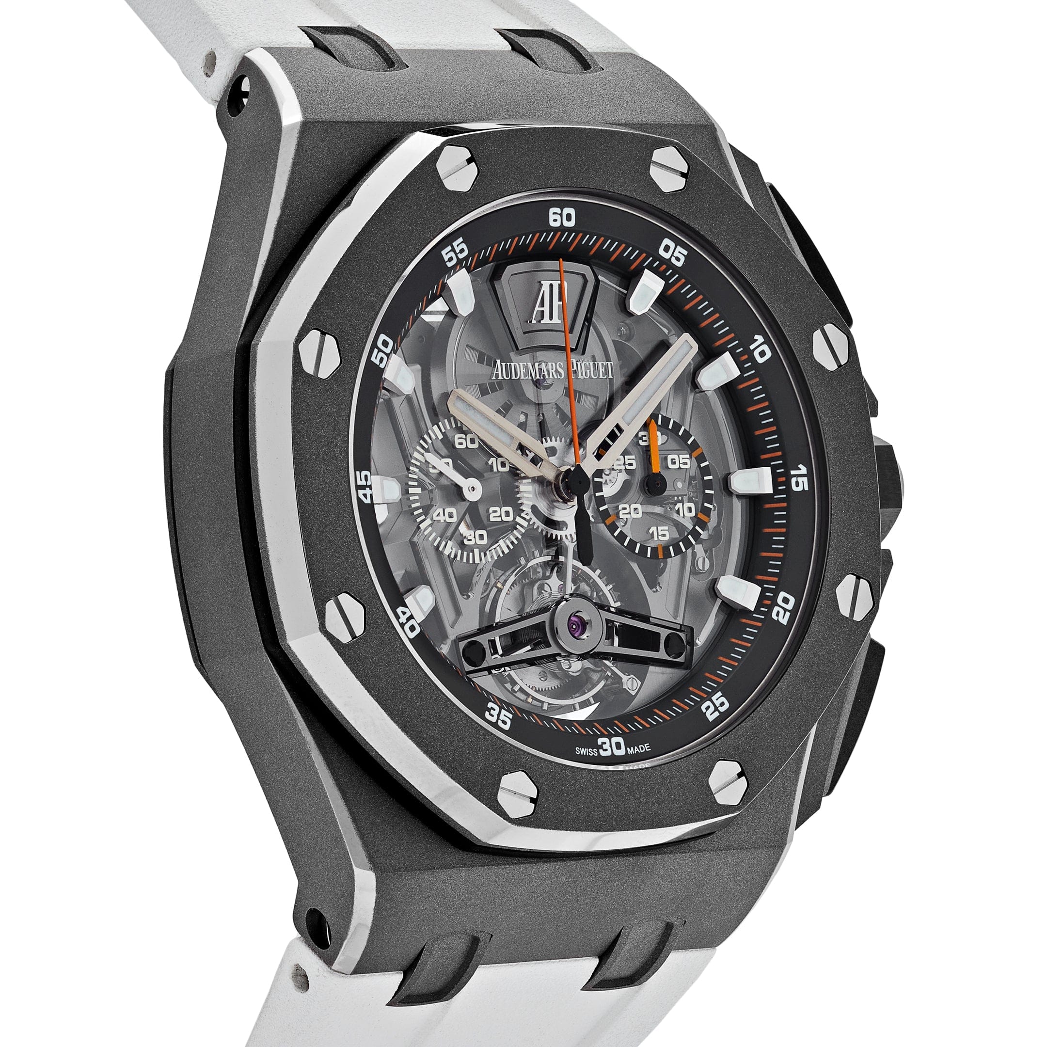 Audemars Piguet Royal Oak Offshore 26407TI.GG.A002CA.01 Tourbillon Chronograph Titanium view 4