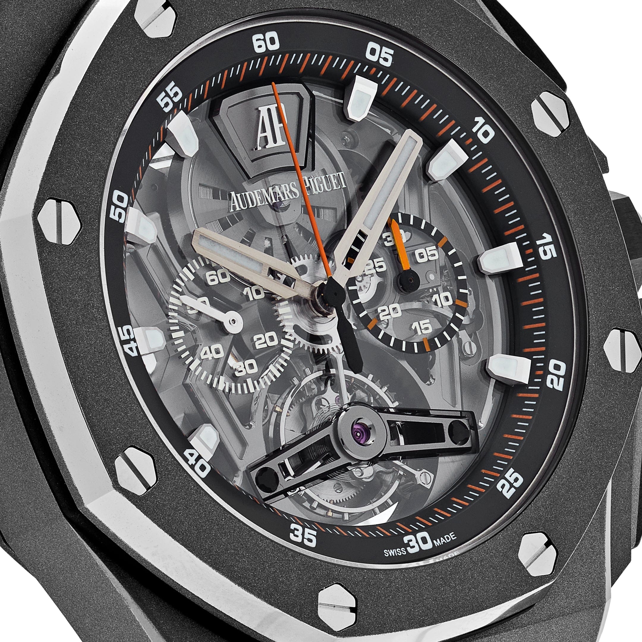 Audemars Piguet Royal Oak Offshore 26407TI.GG.A002CA.01 Tourbillon Chronograph Titanium view 5