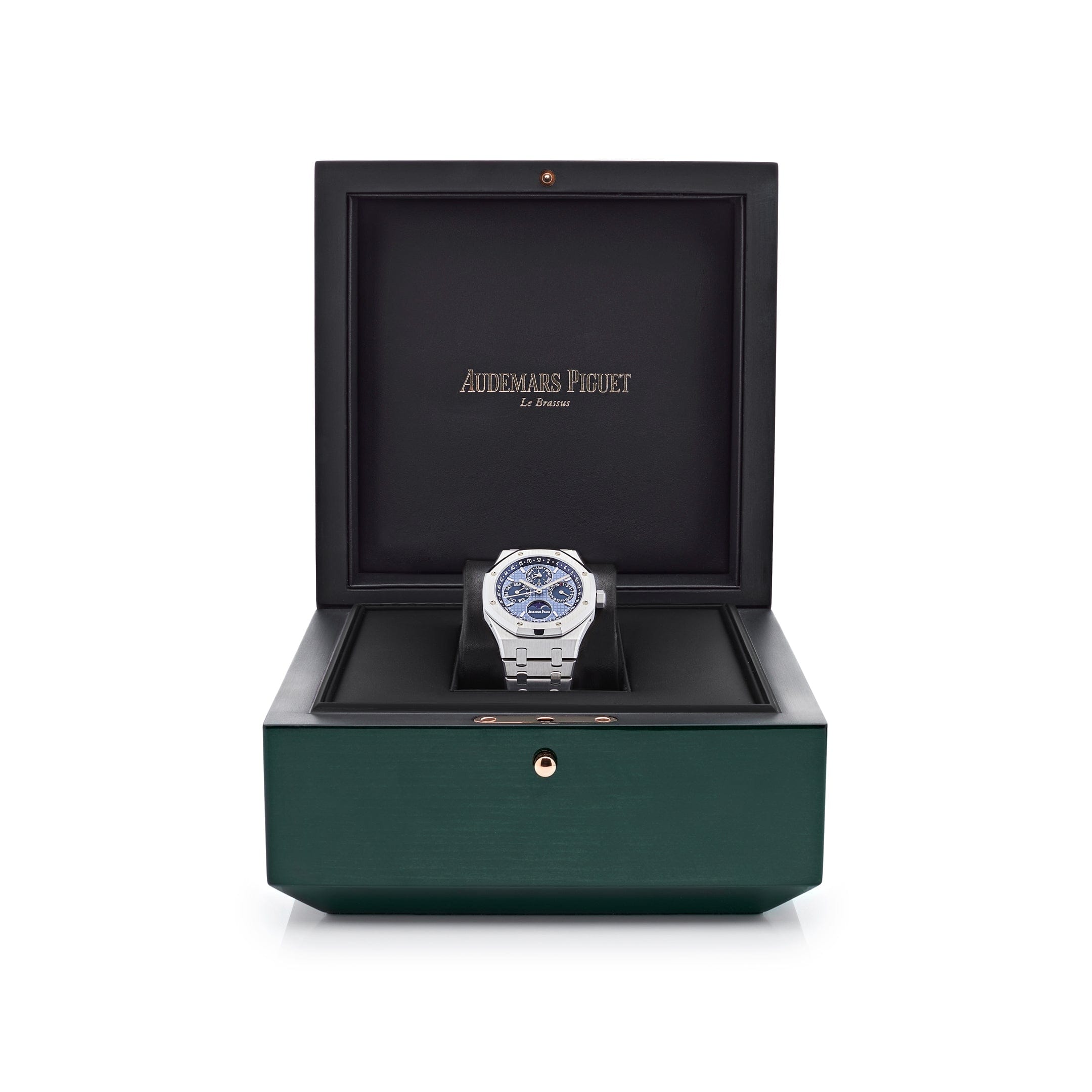 Audemars Piguet Royal Oak Perpetual Calendar 26574ST.OO.1220ST.03 Stainless Steel Blue Dial view 7
