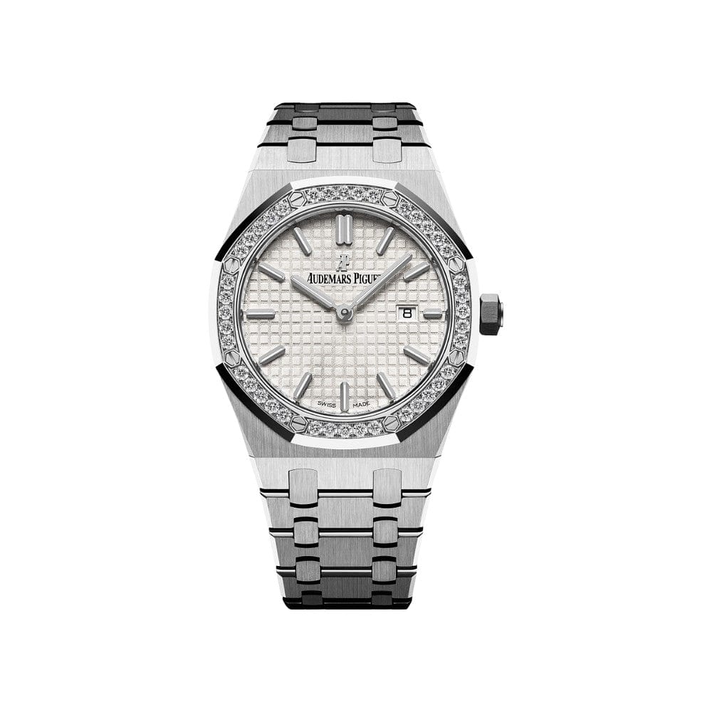 Audemars Piguet Royal Oak Quartz 67651ST.ZZ.1261ST.01 Stainless Steel Diamond Bezel