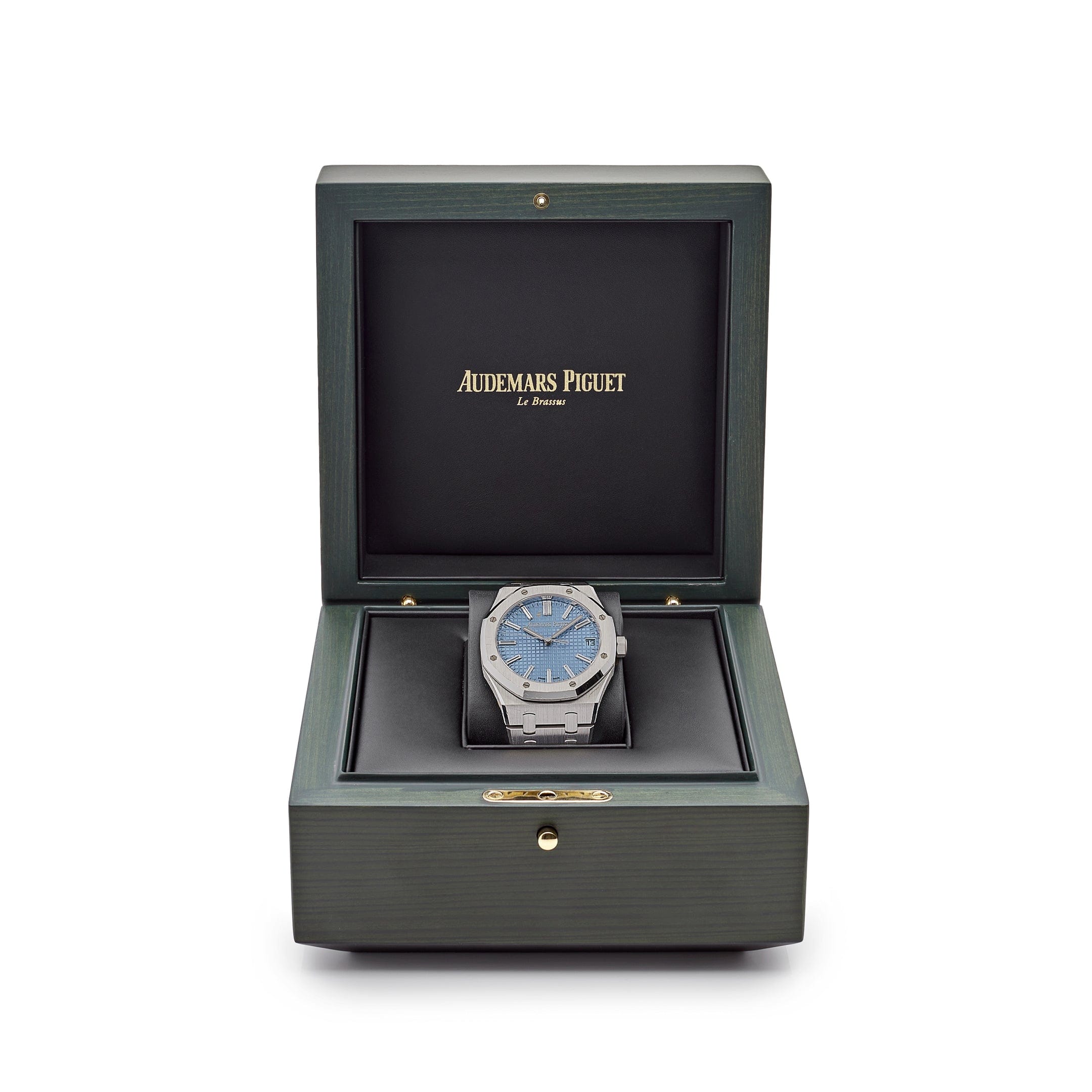 Audemars Piguet Royal Oak Selfwinding 15510BC.OO.1320BC.01 White Gold Blue Dial Limited Edition view 7
