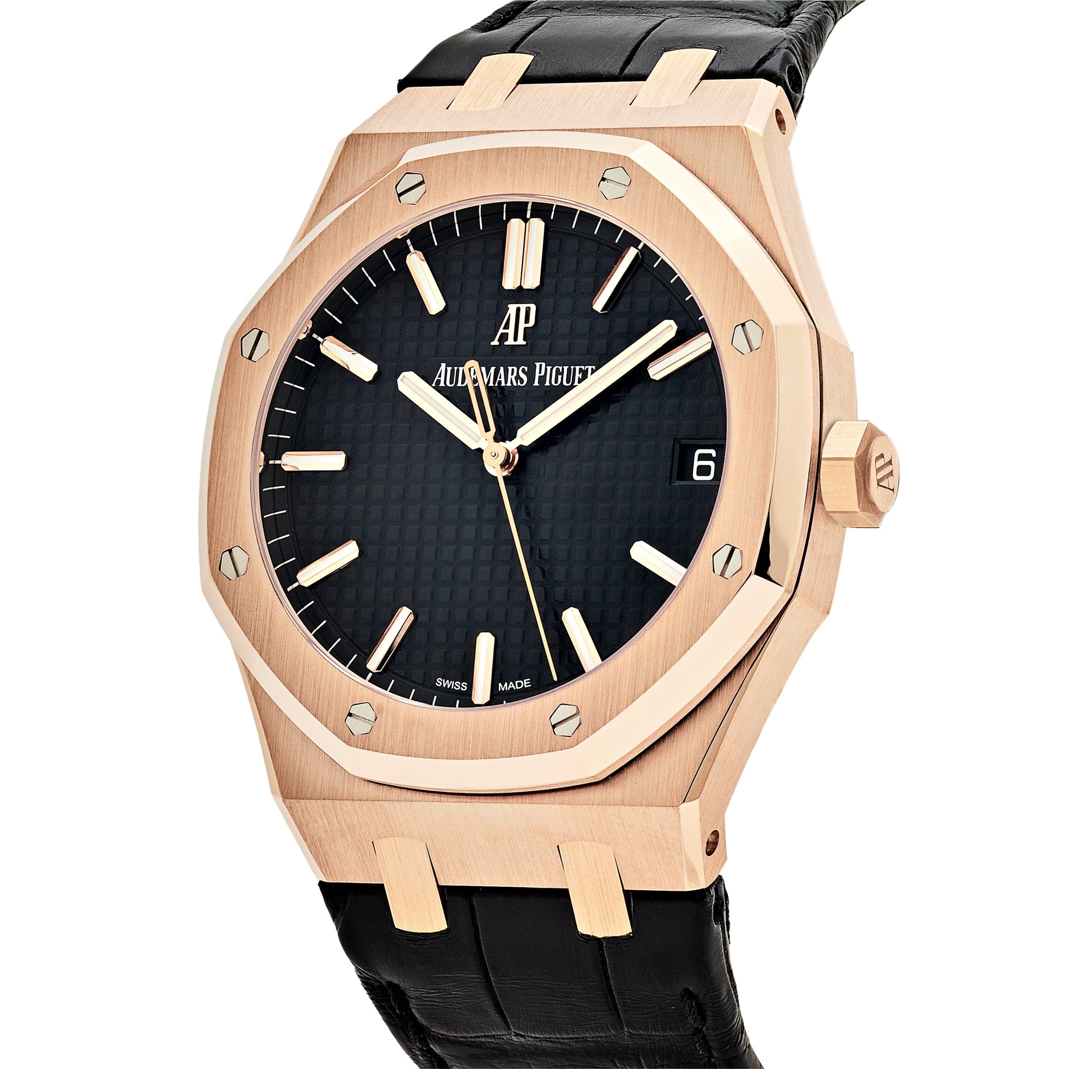 Audemars Piguet Royal Oak Selfwinding 15500OR.OO.D002CR.01 Rose Gold Black Dial (2021) view 3