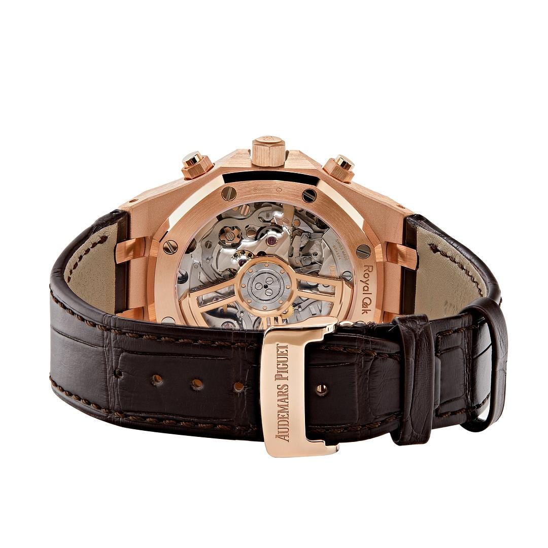 Audemars Piguet Royal Oak Selfwinding Chronograph Rose Gold Brown Dial 26239OR.OO.D821CR.01 view 5