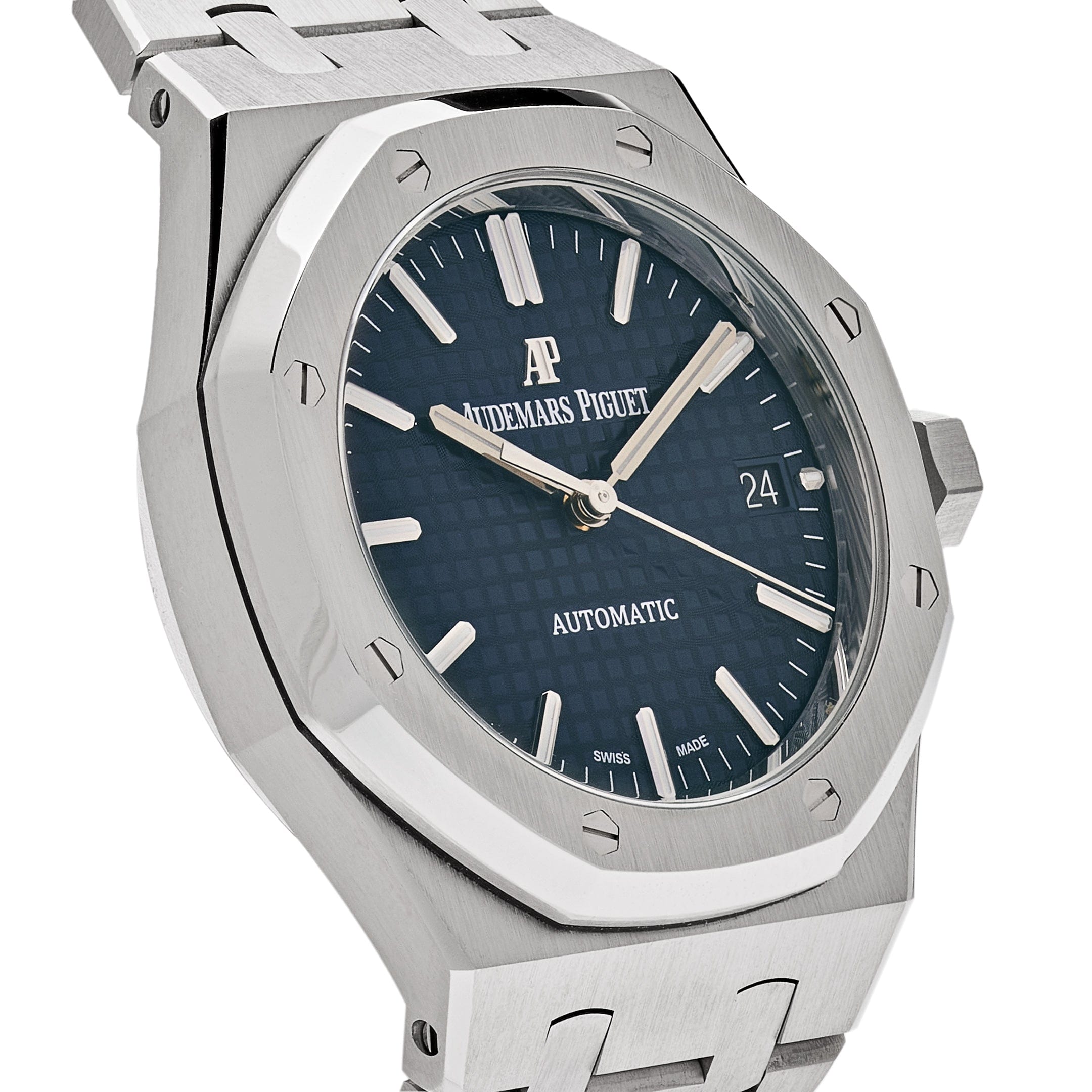 Audemars Piguet Royal Oak Selfwinding Steel Blue Dial 37mm 15450ST.OO.1256ST.03 view 3