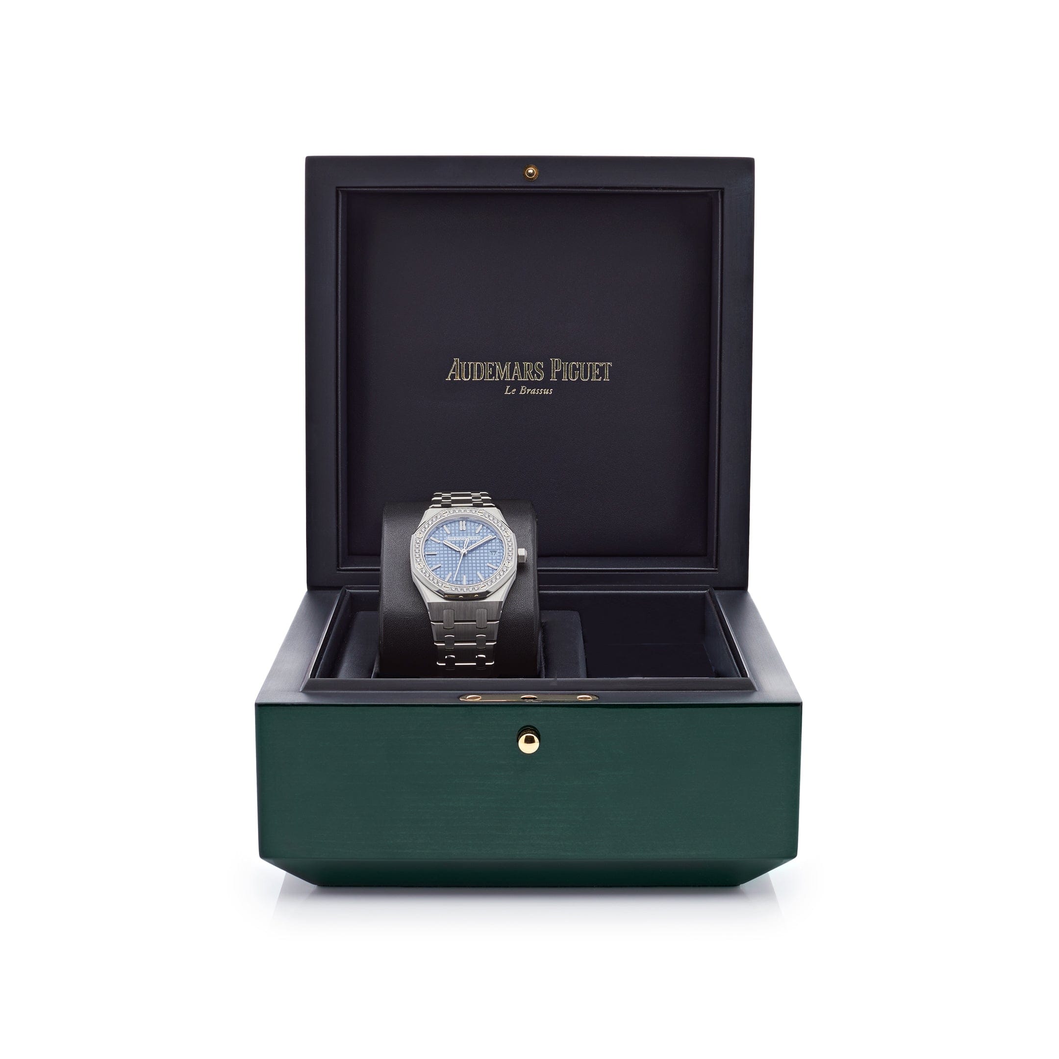 Audemars Piguet Royal Oak 77451ST.ZZ.1361ST.03 Selfwinding Stainless Steel Blue Dial Diamond Bezel (2024) view 6