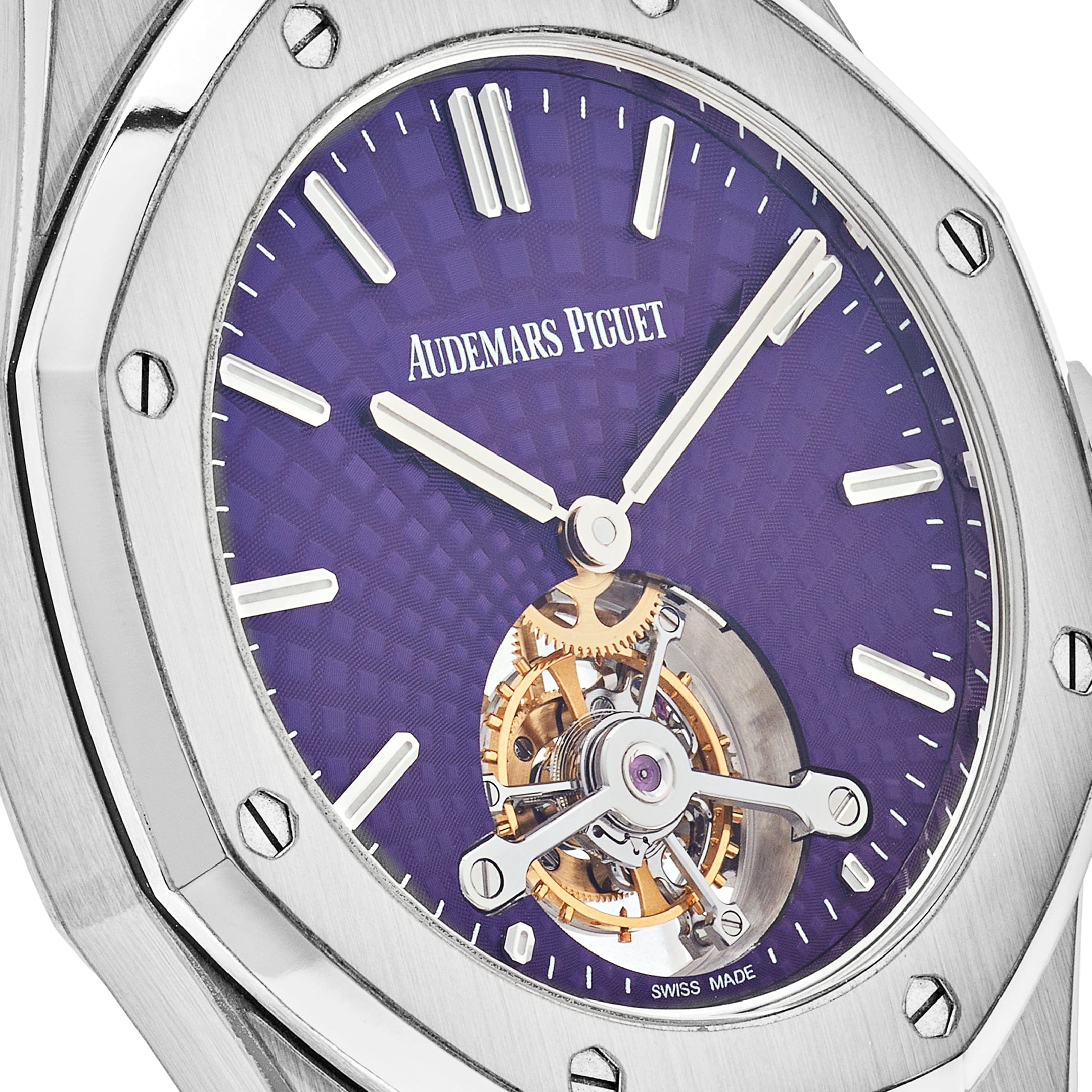 Audemars Piguet Royal Oak Tourbillon Extra Thin Purple Dial 26522ST.OO.1220ST.01 view 4