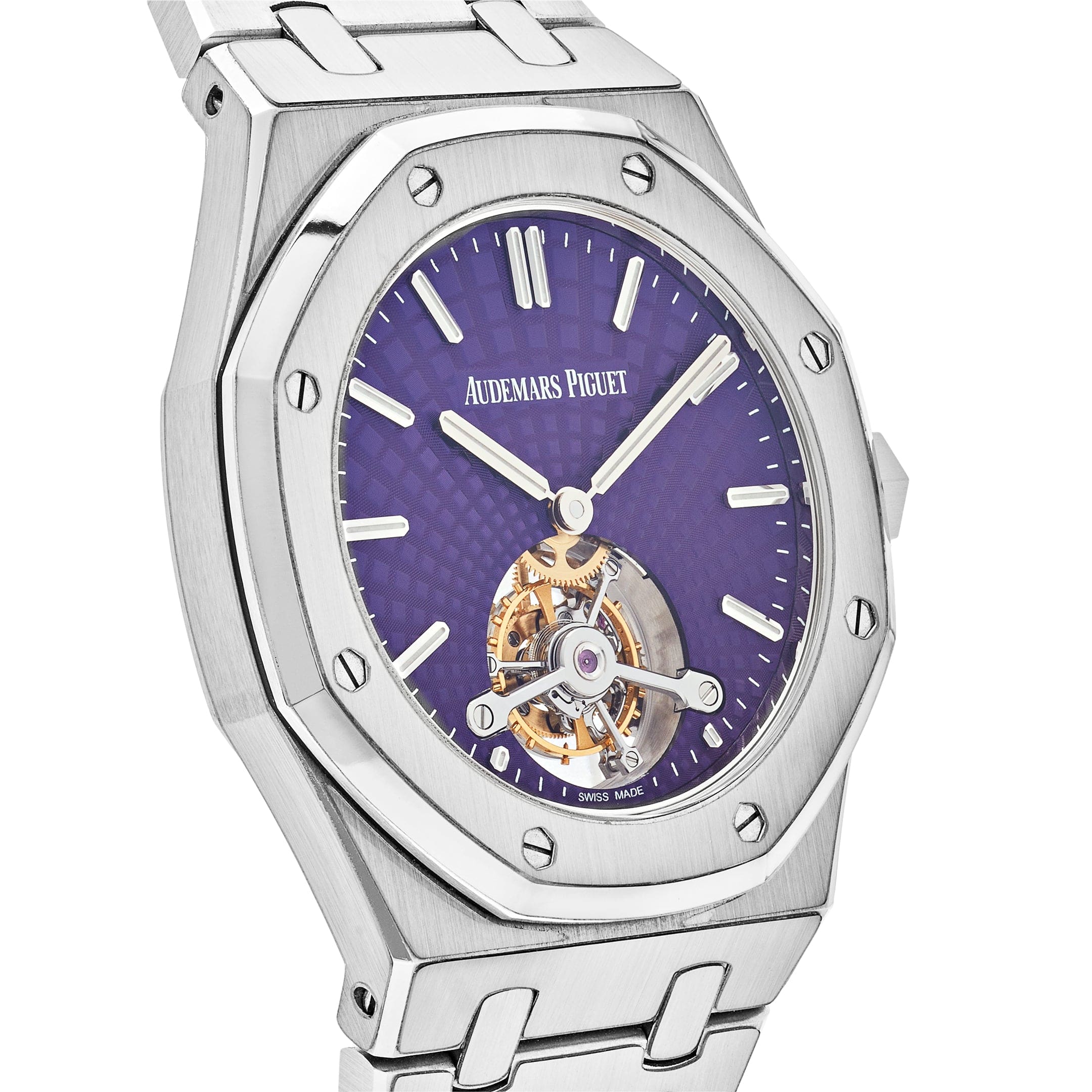 Audemars Piguet Royal Oak Tourbillon Extra Thin Purple Dial 26522ST.OO.1220ST.01 view 3