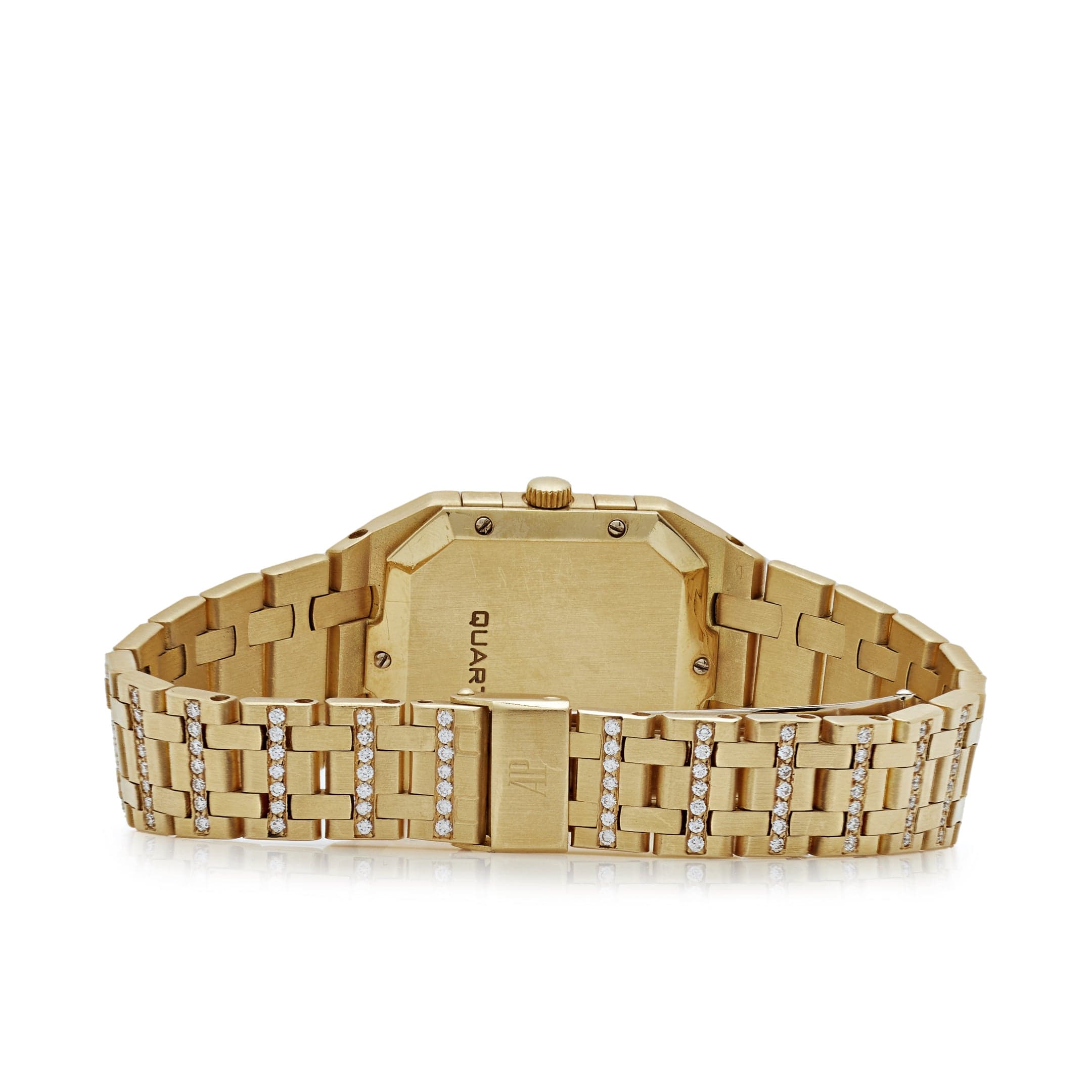 Audemars Piguet Royal Oak Vintage Yellow Gold Champagne Diamond Dial view 7
