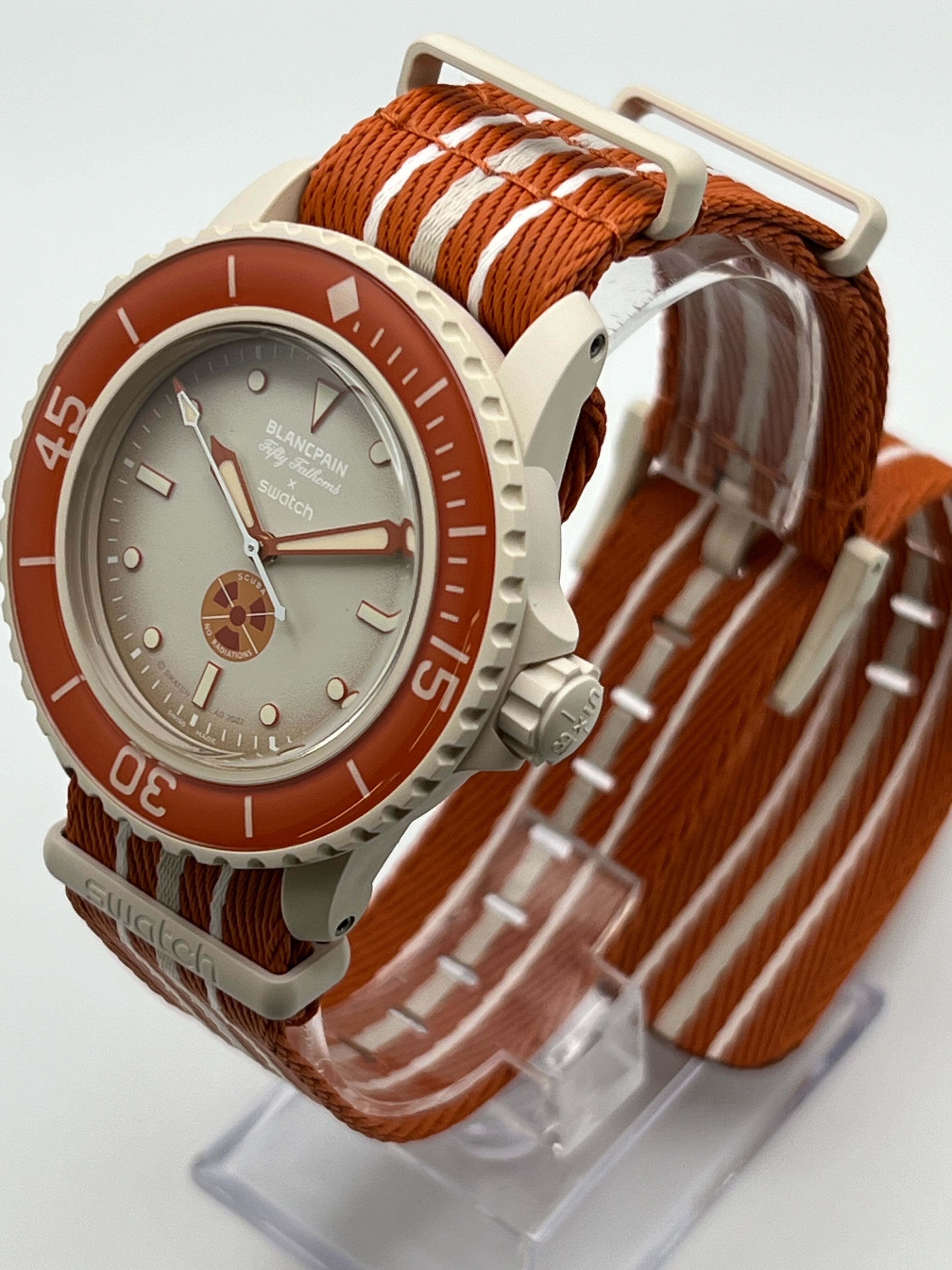 Blancpain x Swatch Scuba Fifty Fathoms Collection Arctic Ocean SO35N100