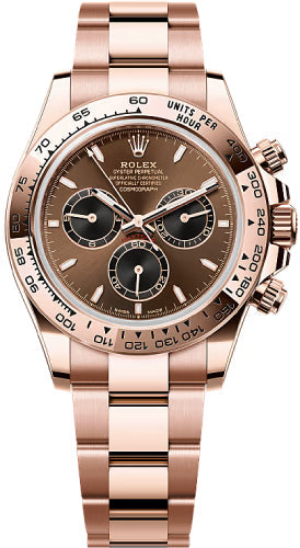 Rolex Cosmograph Daytona 40mm Bright Chocolate Black Dial Everose Gold – 126505