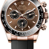 Rolex Cosmograph Daytona 40mm Chocolate Black Dial Everose Gold Cerachrom Bezel Oysterflex Bracelet – 126515LN