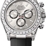 Rolex Cosmograph Daytona 40mm White Gold Diamond-Set Dial Oysterflex Bracelet Diamond-Set Bezel and Diamond-Set Lugs – 126539TBR