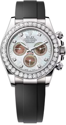 Rolex Cosmograph Daytona 126589RBR white MOP diamond-set
