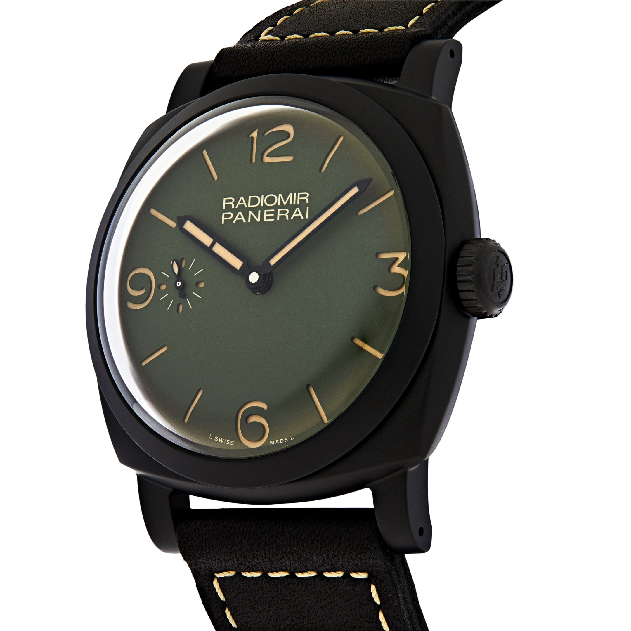 Panerai Radiomir Ceramic Green Dial PAM00997 view 2