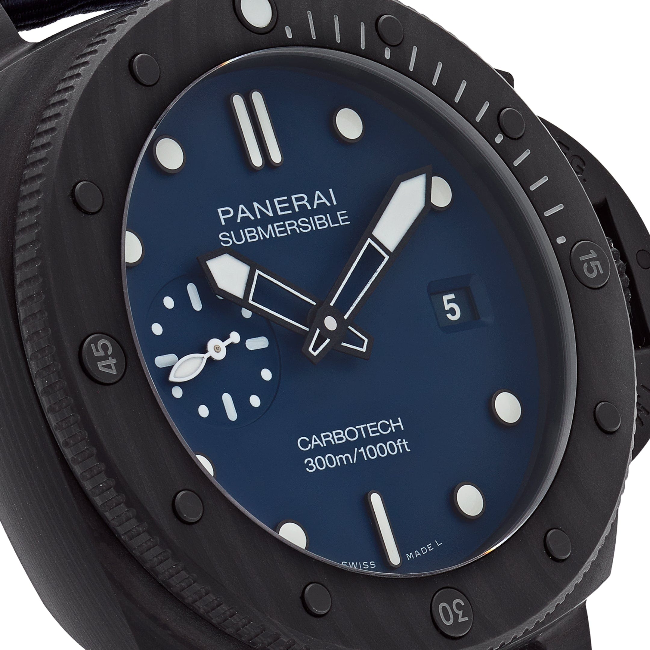 Panerai Submersible QuarantaQuattro Carbotech Blu Abisso PAM01232 view 5