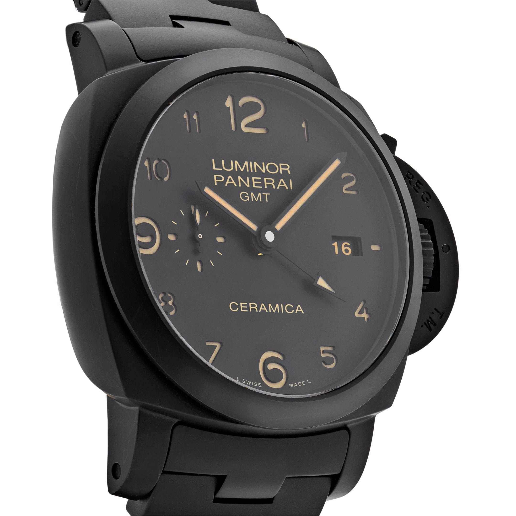 Panerai Tuttonero Luminor 1950 GMT PAM00438 view 5