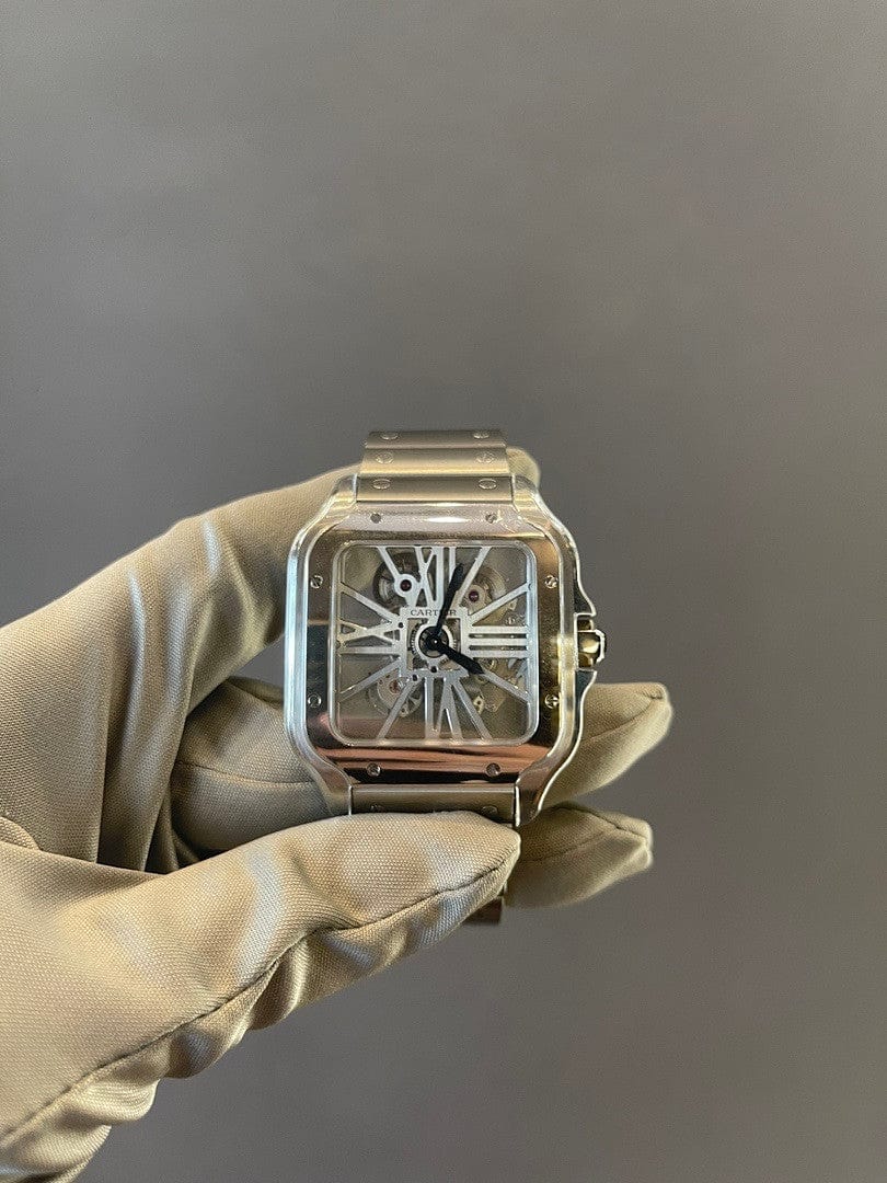 Santos de Cartier Skeleton WHSA0015 Stainless Steel view 2