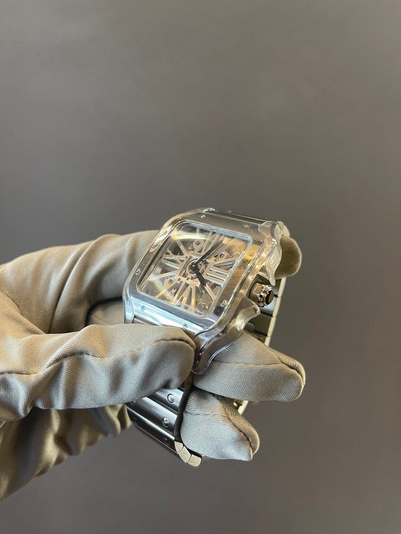 Santos de Cartier Skeleton WHSA0015 Stainless Steel view 4